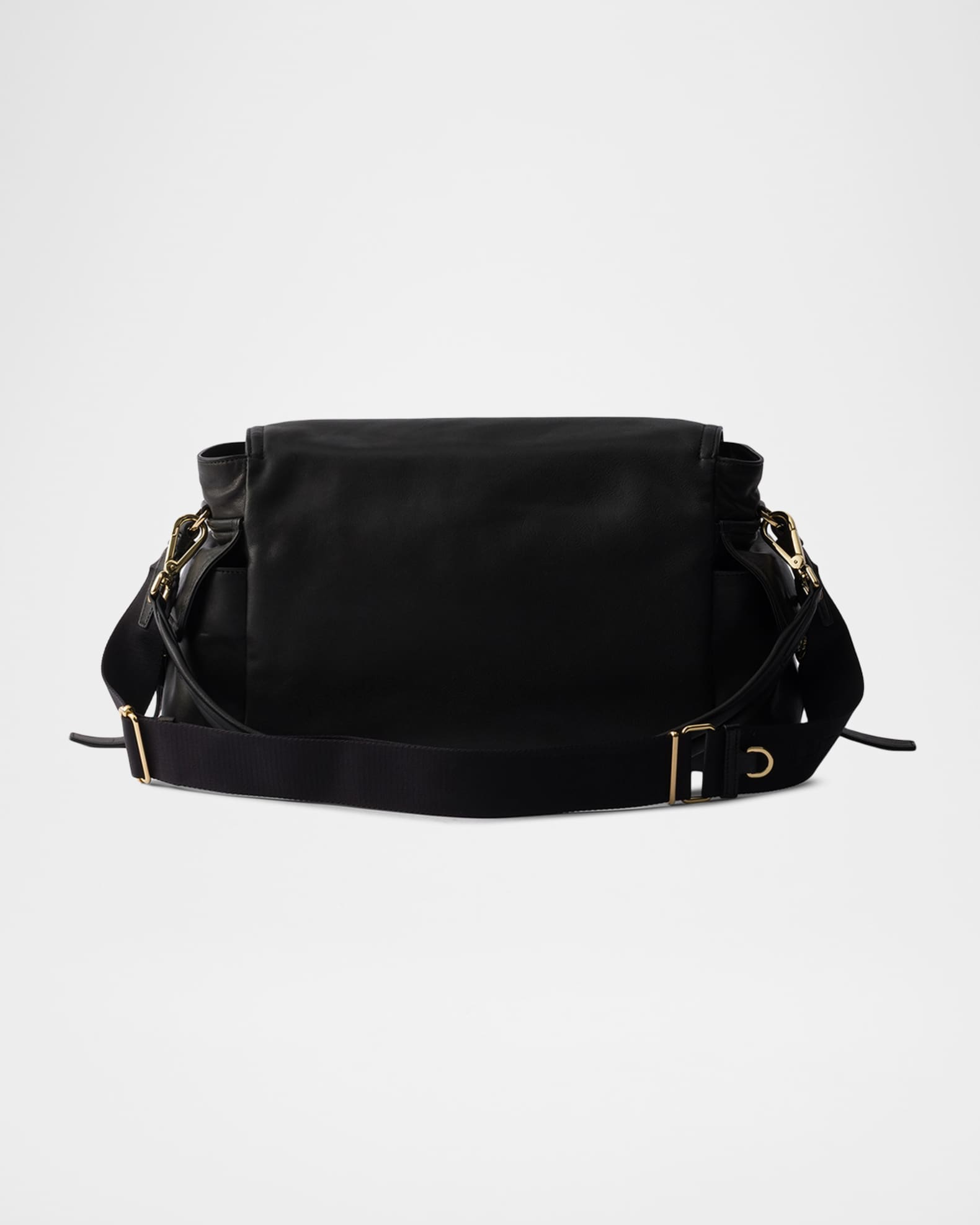 Prada Explore Large Nappa Leather Flap Shoulder Bag | Neiman Marcus