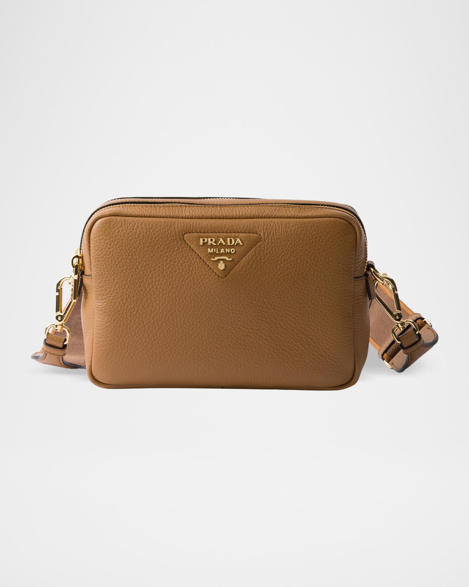 Prada Small Leather Shoulder Bag | Neiman Marcus