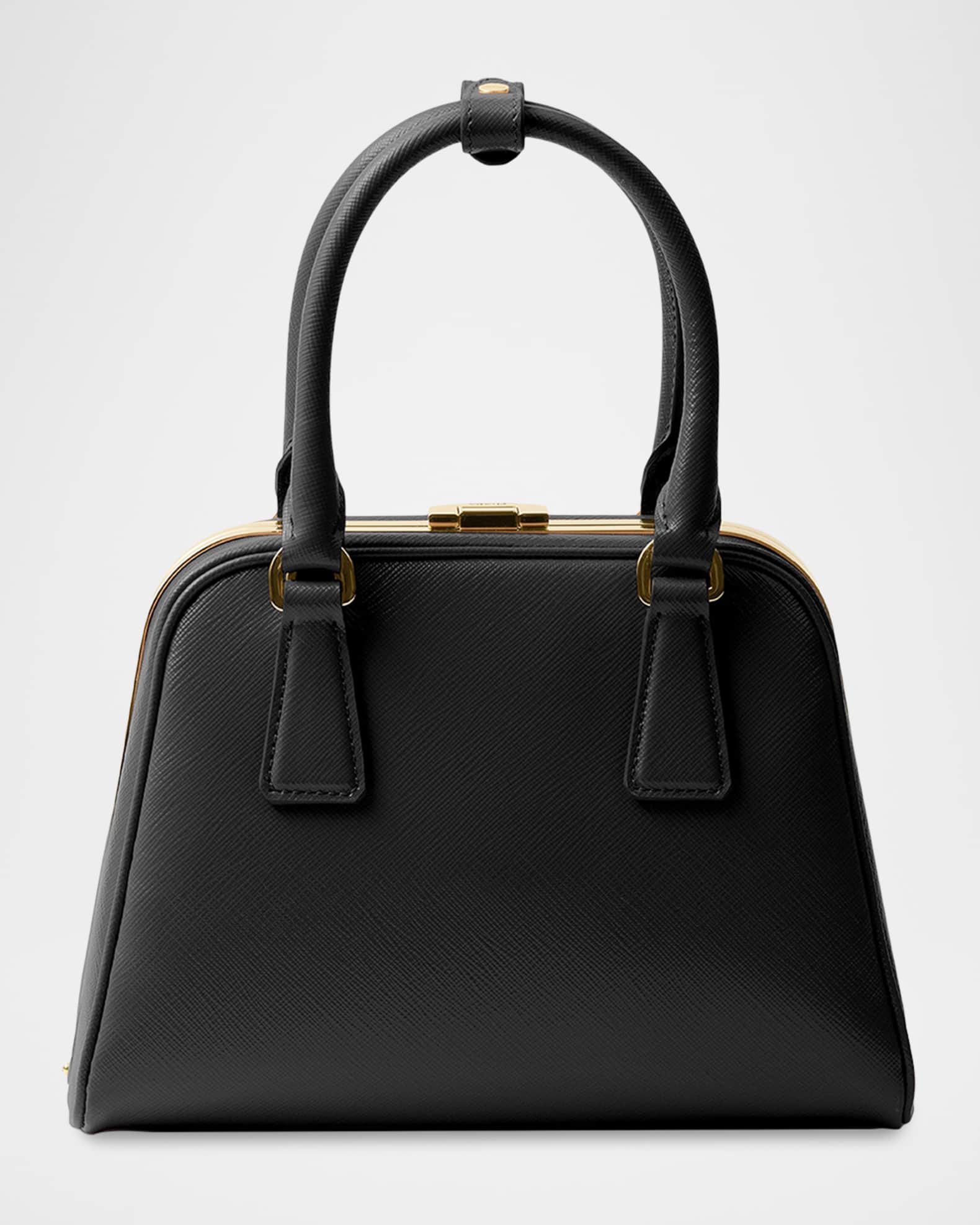 Prada Pyramid Saffiano Leather Mini Bag | Neiman Marcus