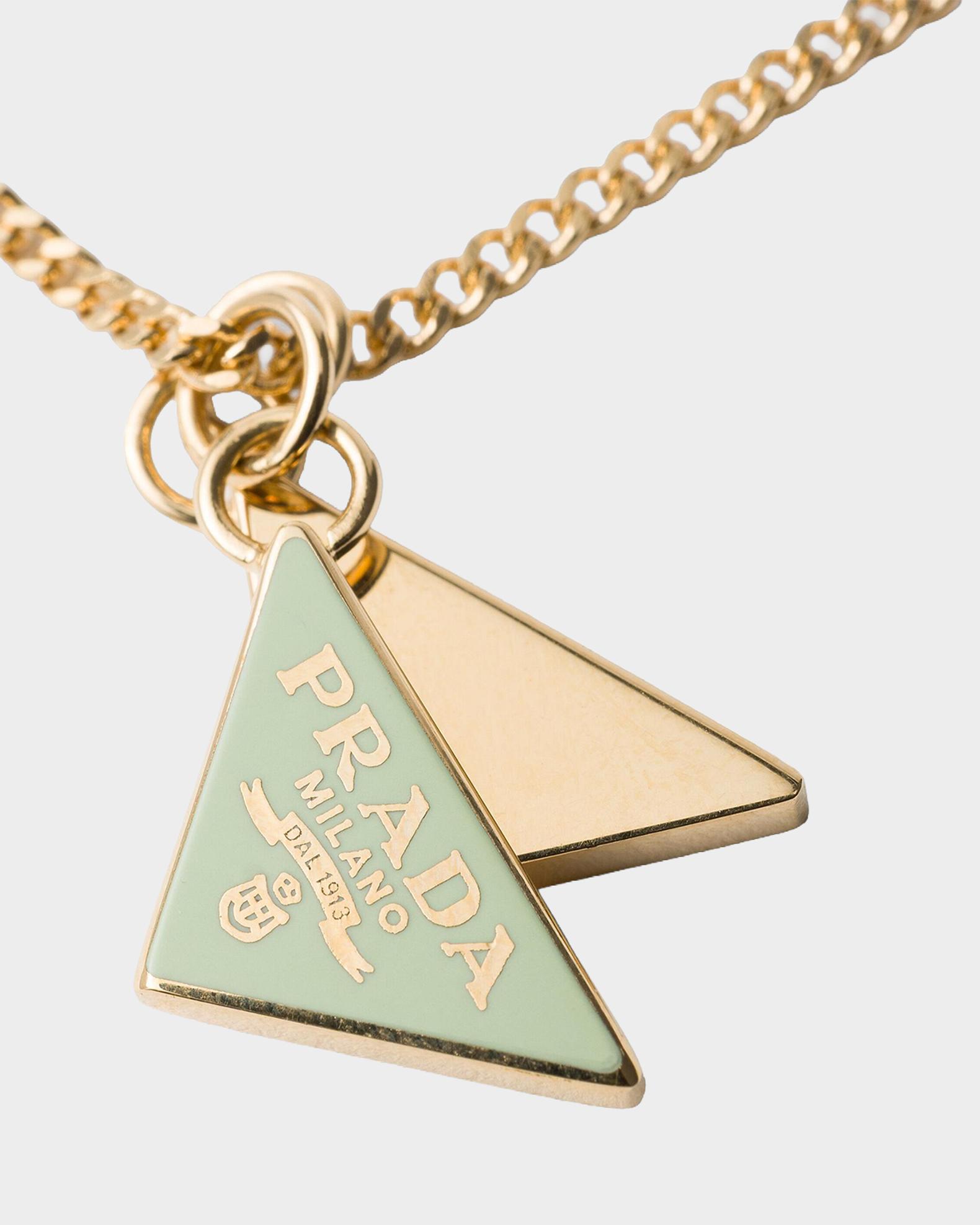 Prada Enameled Metal Necklace | Neiman Marcus