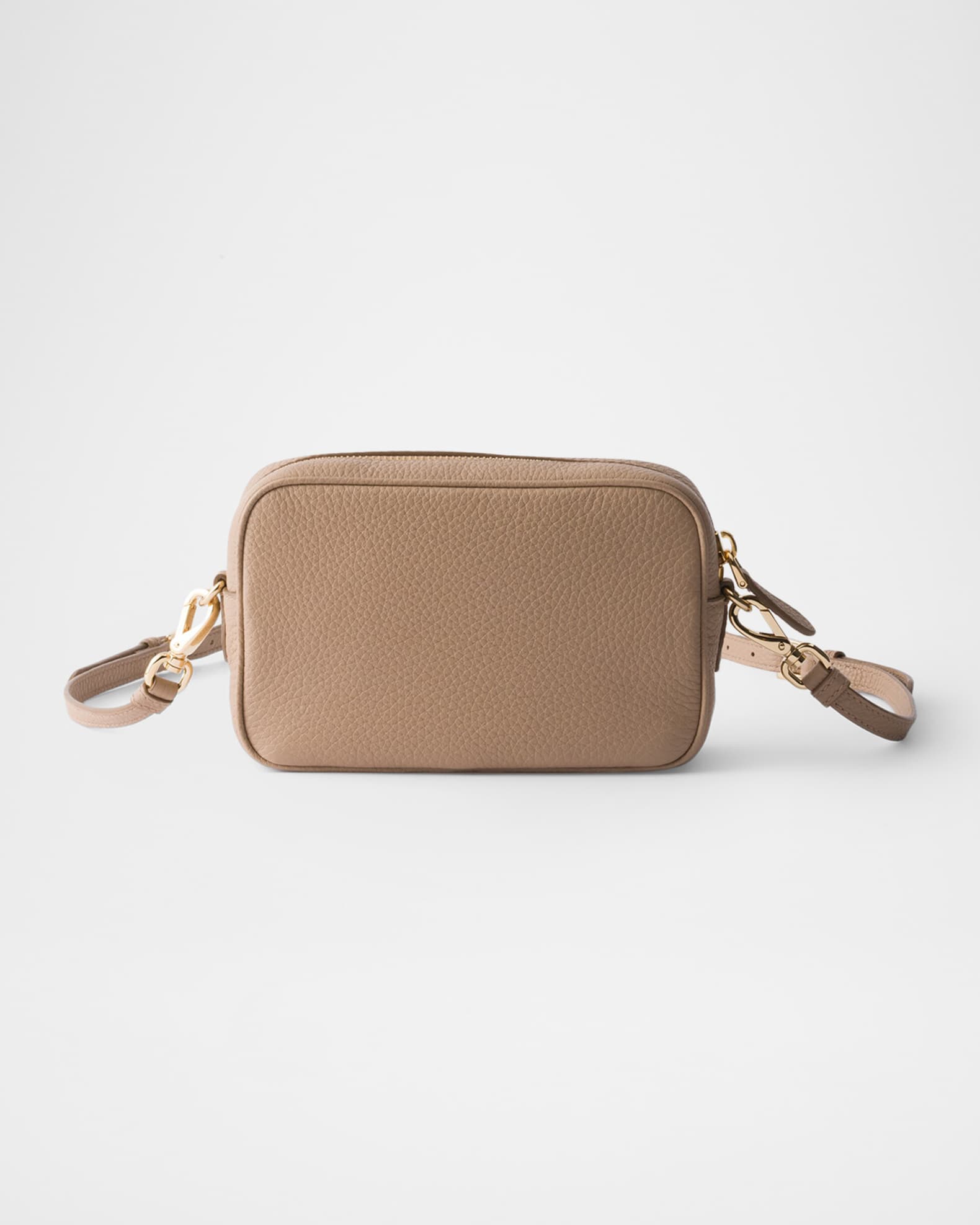 Prada Triangle Logo Leather Mini Crossbody Bag | Neiman Marcus