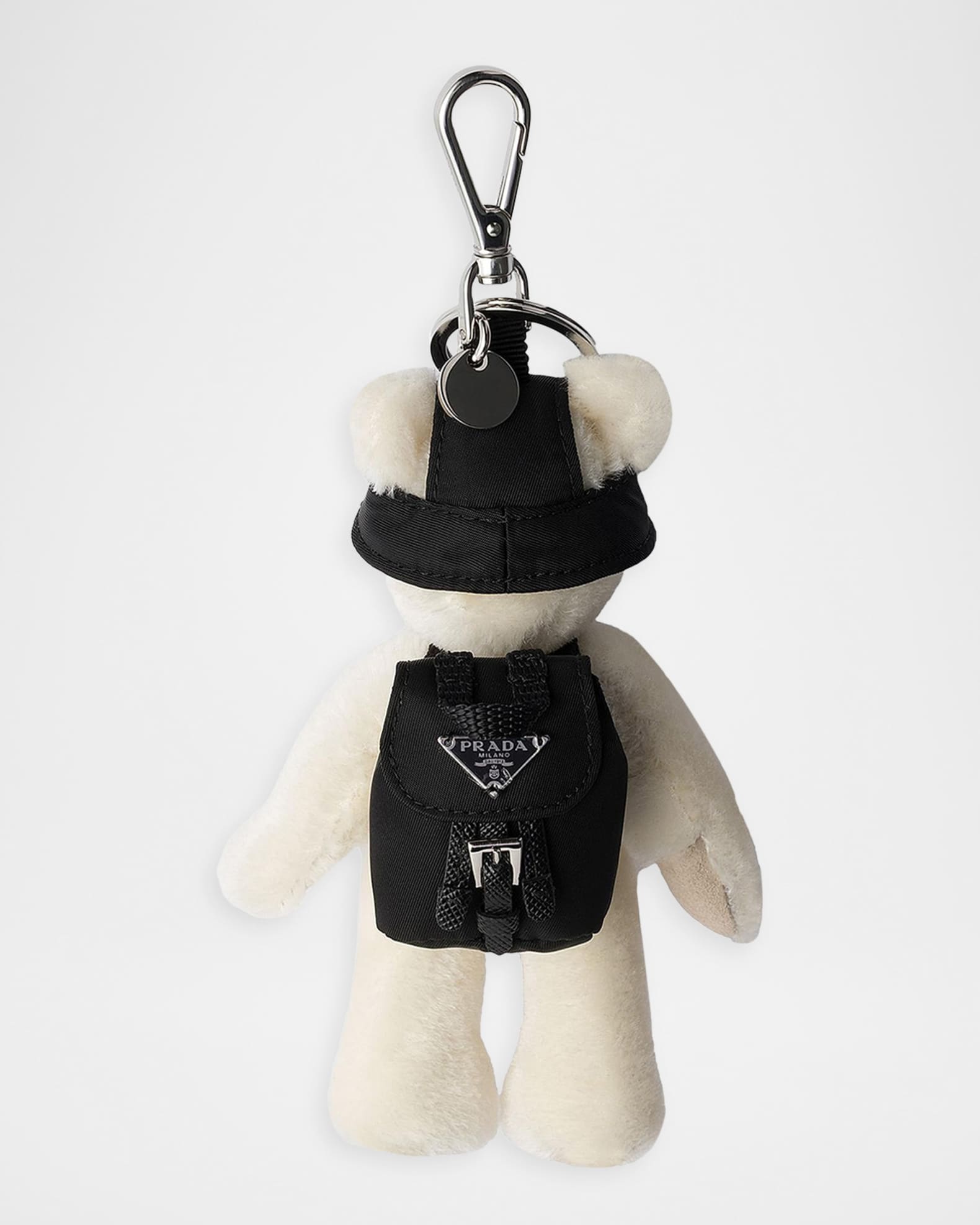 Prada Teddy Bear Keychain Bag Charm | Neiman Marcus