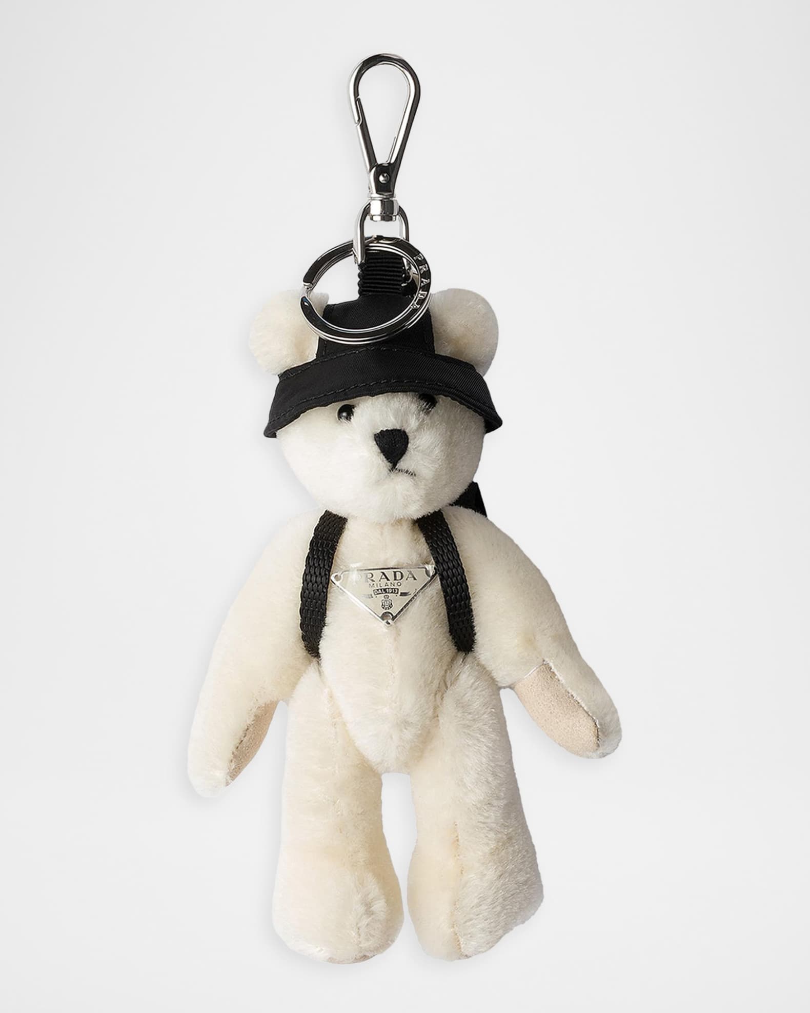 Prada Teddy Bear Keychain Bag Charm | Neiman Marcus