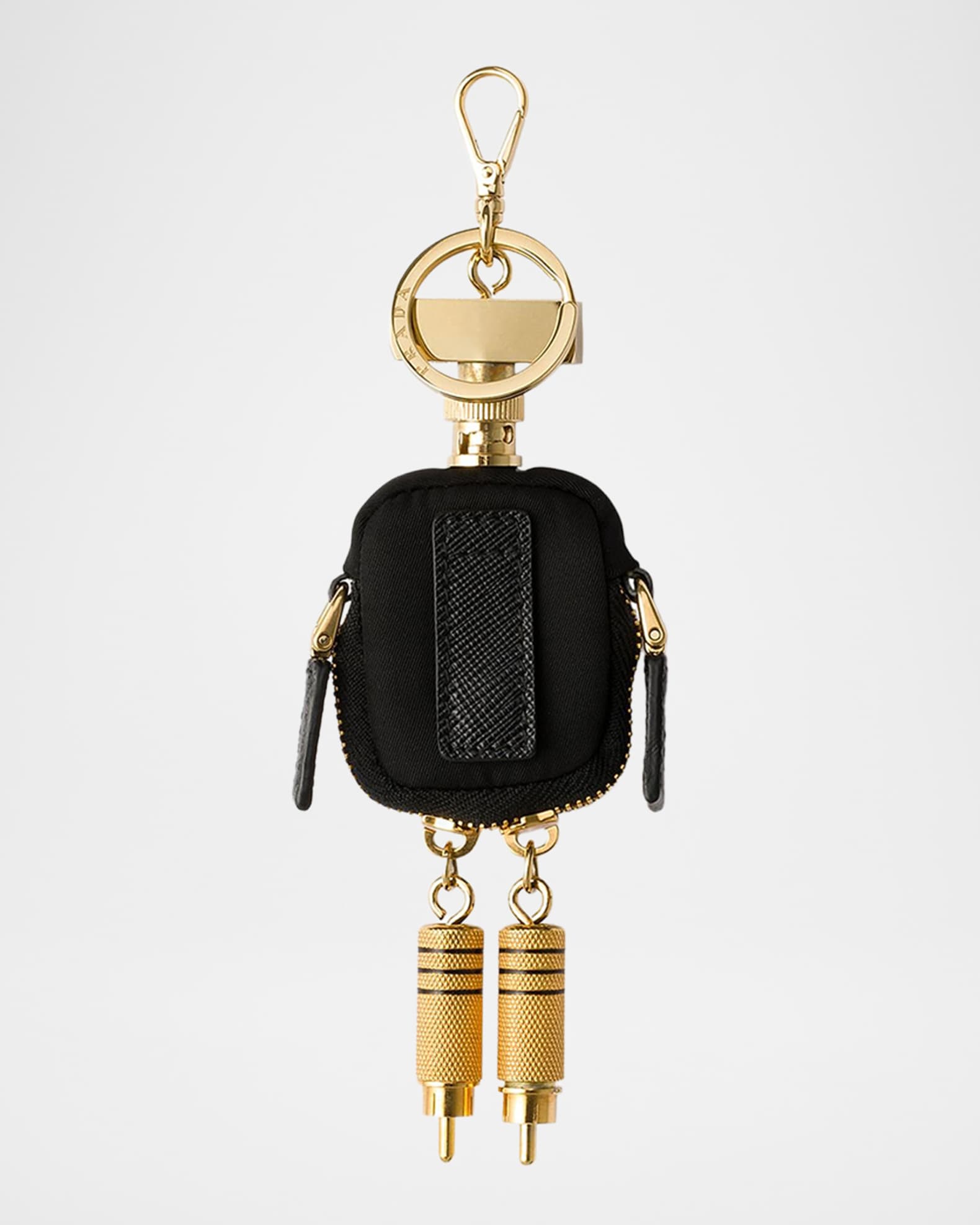 Prada Robot Re-Nylon Keychain Bag Charm | Neiman Marcus
