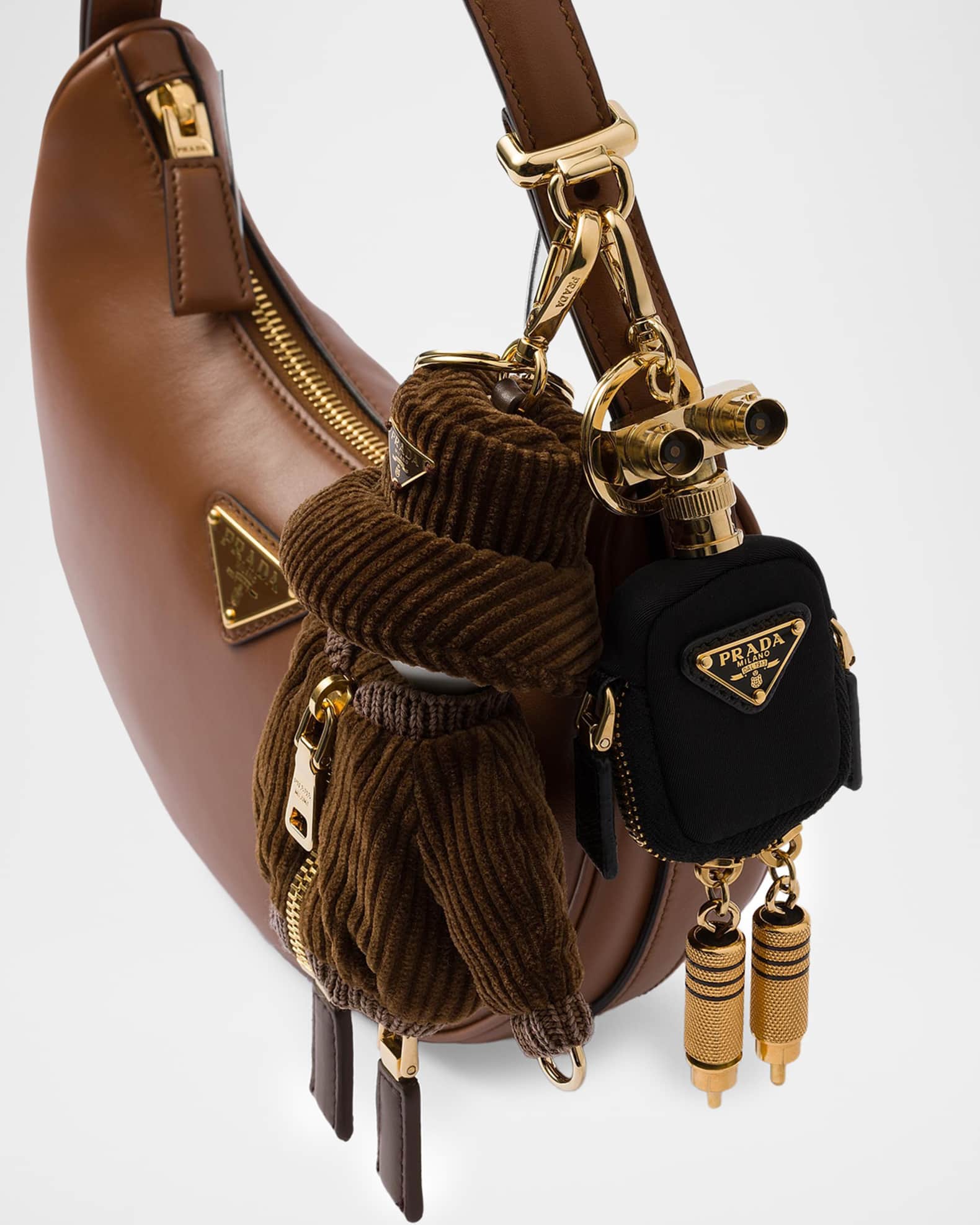 PRADA Robot Re-Nylon バッグチャー厶 Prada Re-Nylon Robot Bag Charm | Saks Fifth Avenue