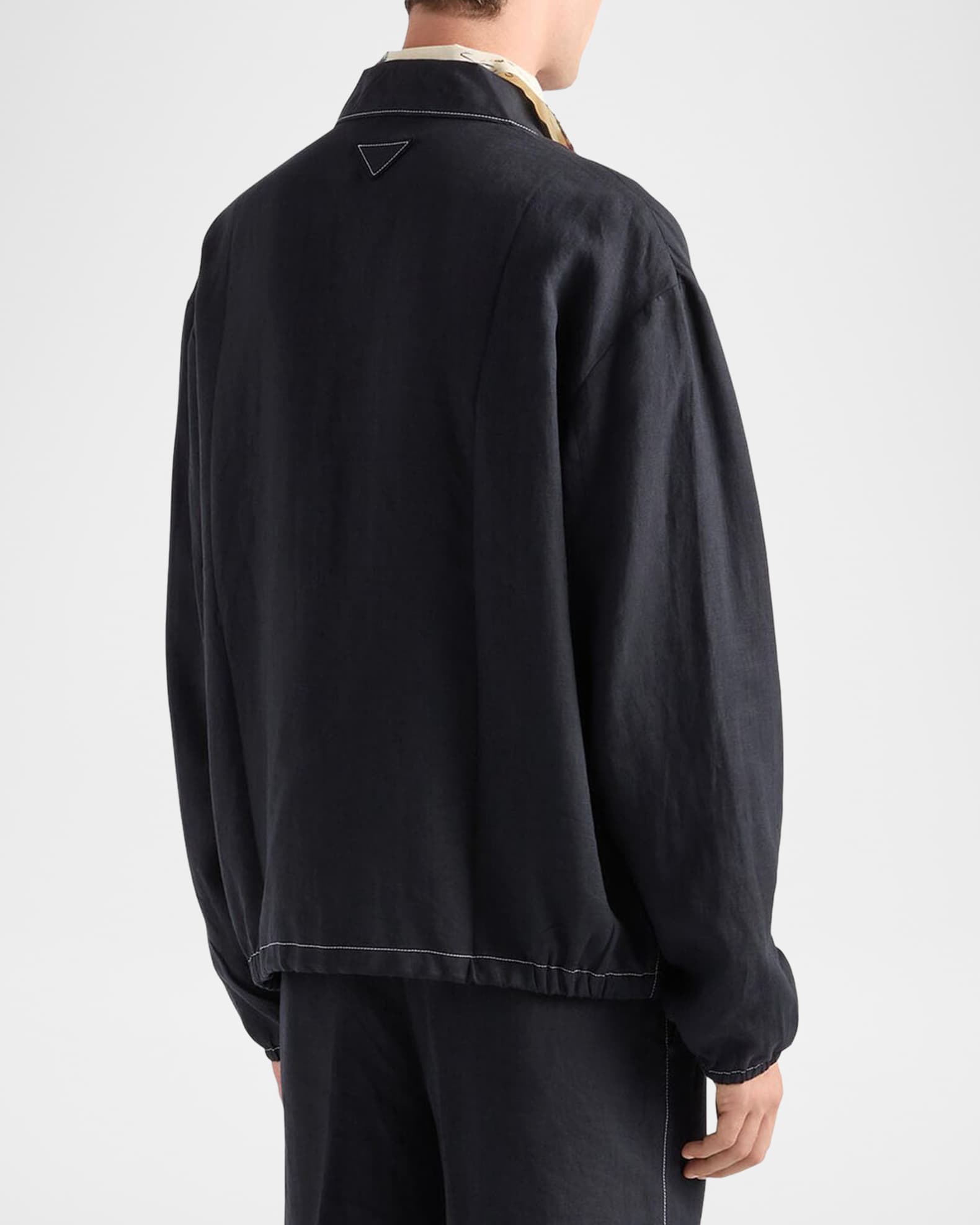 Prada Men's Cotton Blouson Jacket | Neiman Marcus