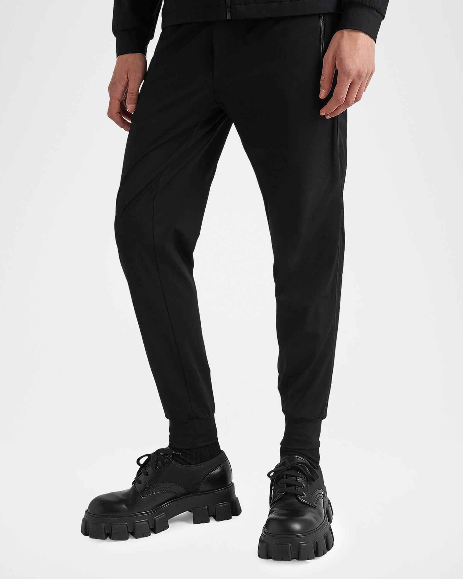 Prada Men's Technical Cotton and Re-Nylon Pants | Neiman Marcus