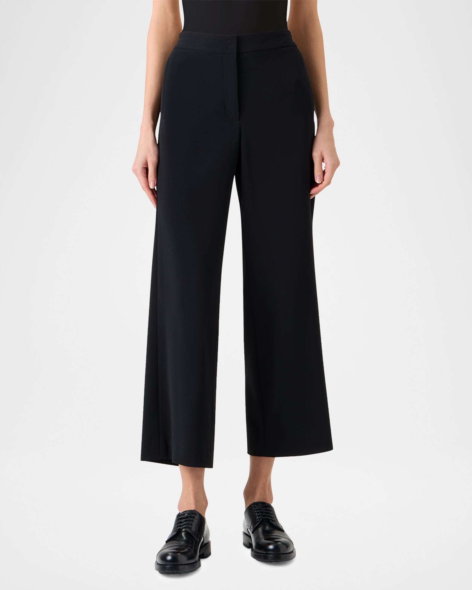 Akris punto Marlon Cropped Pants in Signature Laser-Cut Crepe | Neiman ...