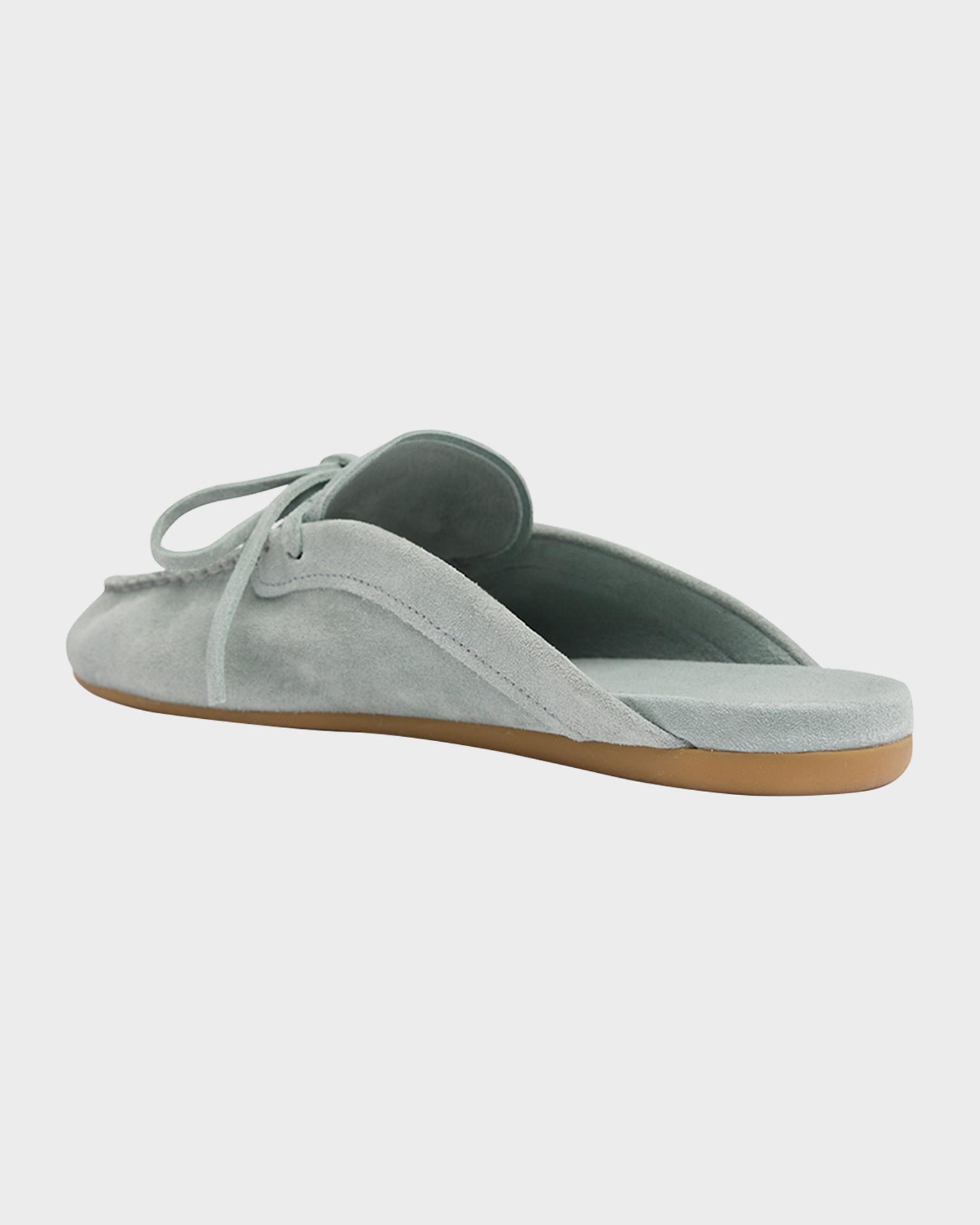 Miu Miu Sabot Suede Moccasin Mules | Neiman Marcus