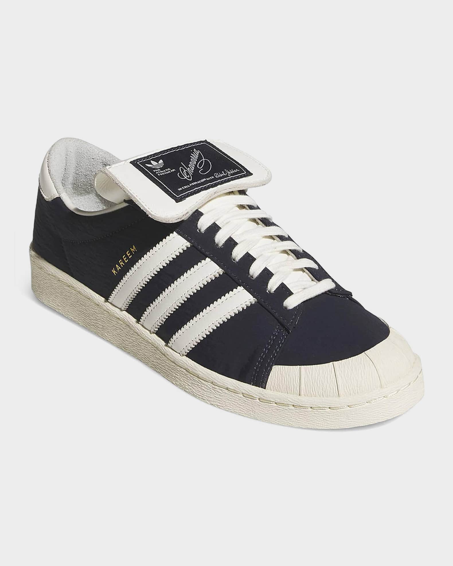Adidas x Willy Chavarria Men's Leather Low-Top Sneakers | Neiman