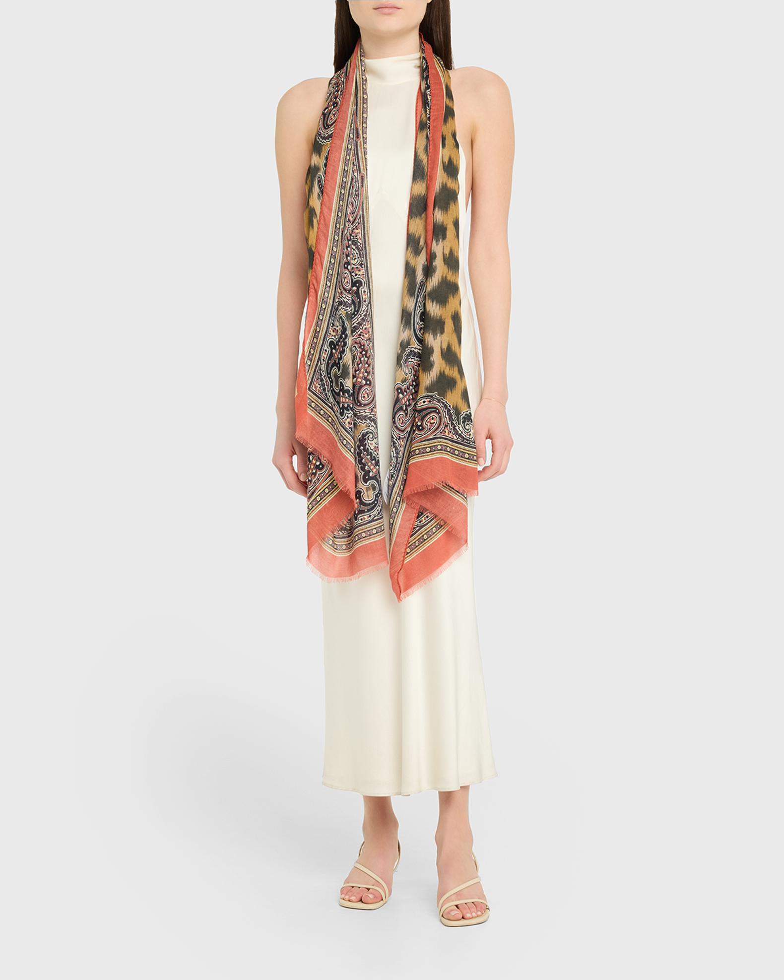 Etro Orfeo Animal-Print Scarf | Neiman Marcus