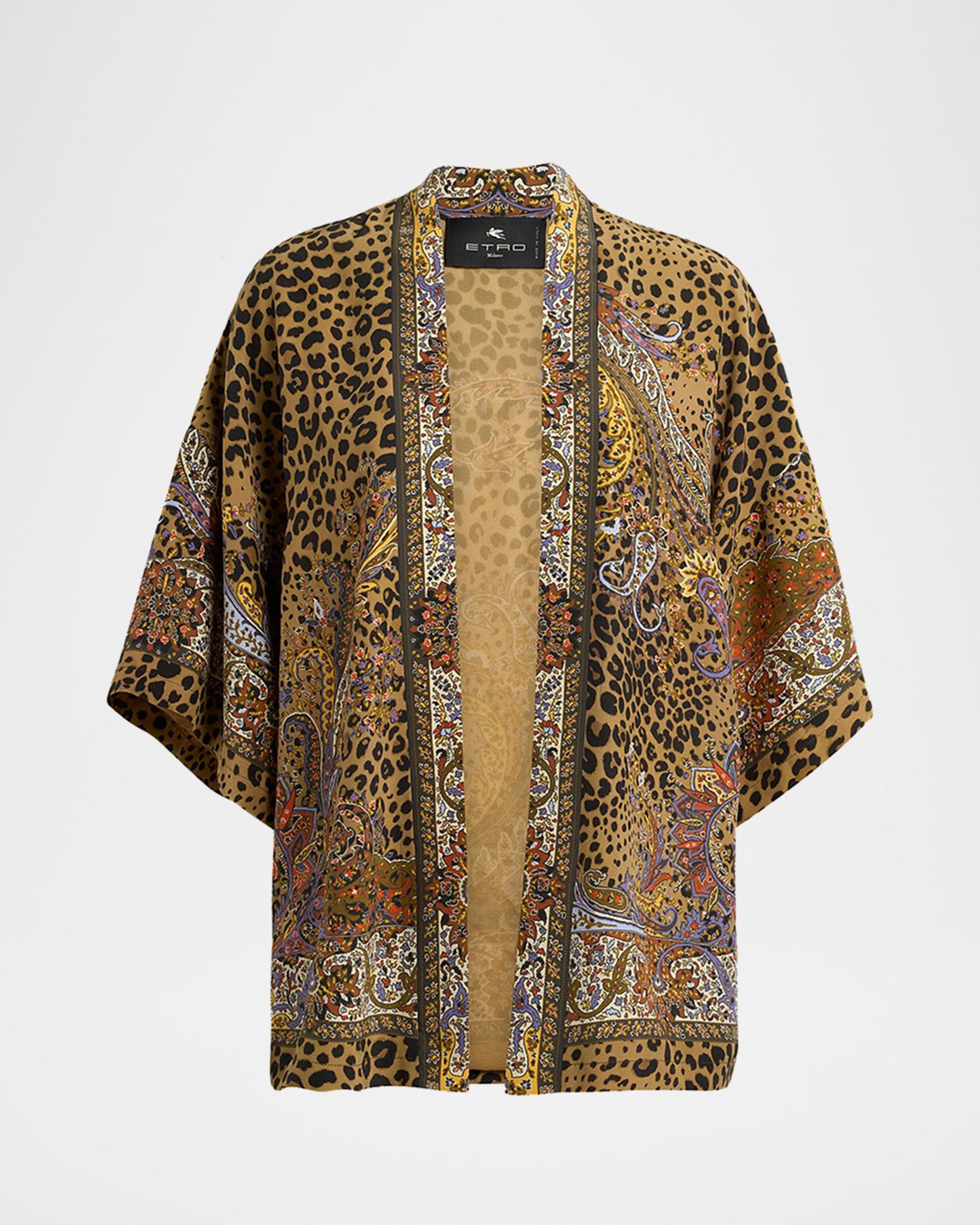 Etro Kesa Paisley and Animal-Print Silk Jacket | Neiman Marcus