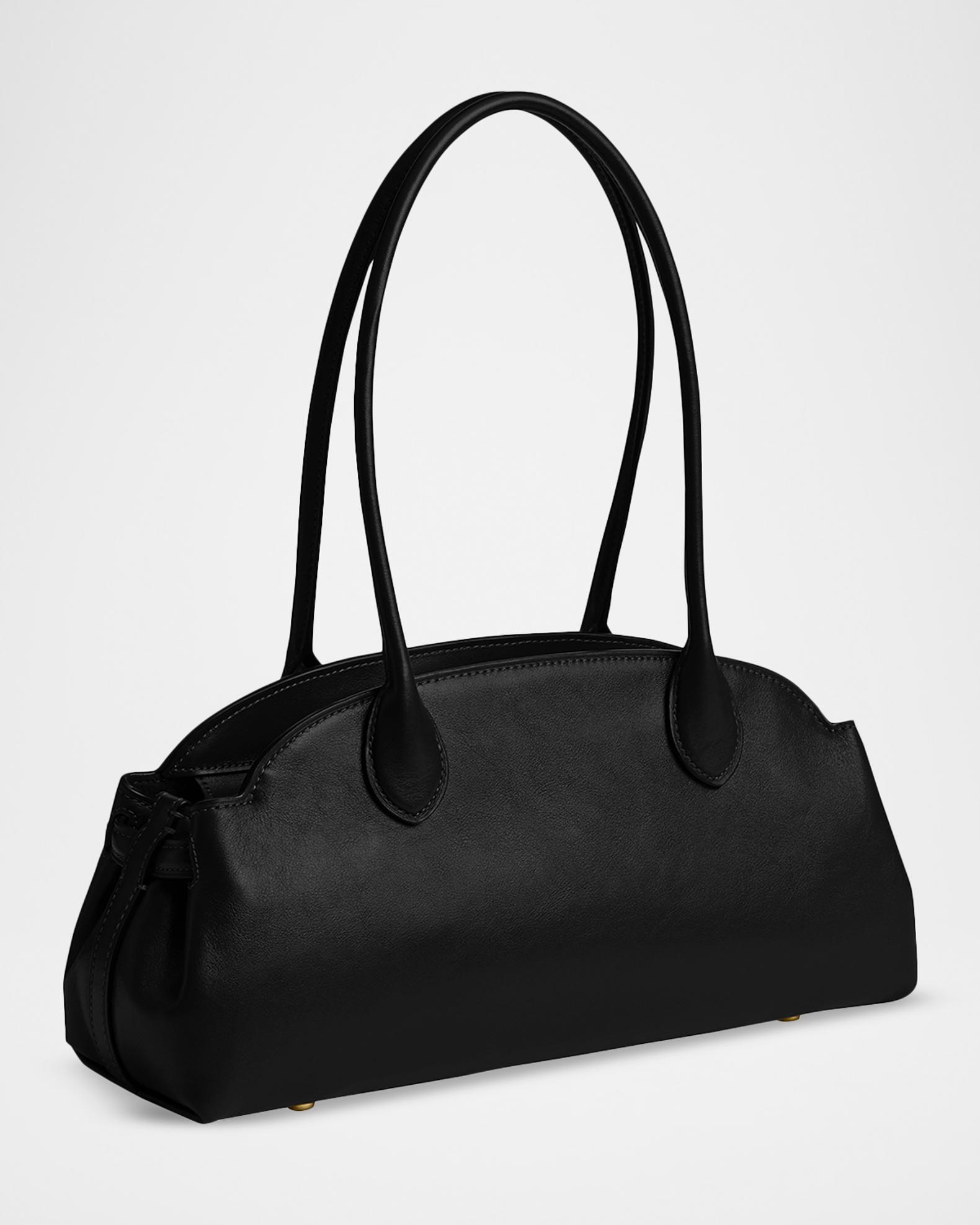 Coach Empire Glazed Leather East-West Carryall Shoulder Bag 