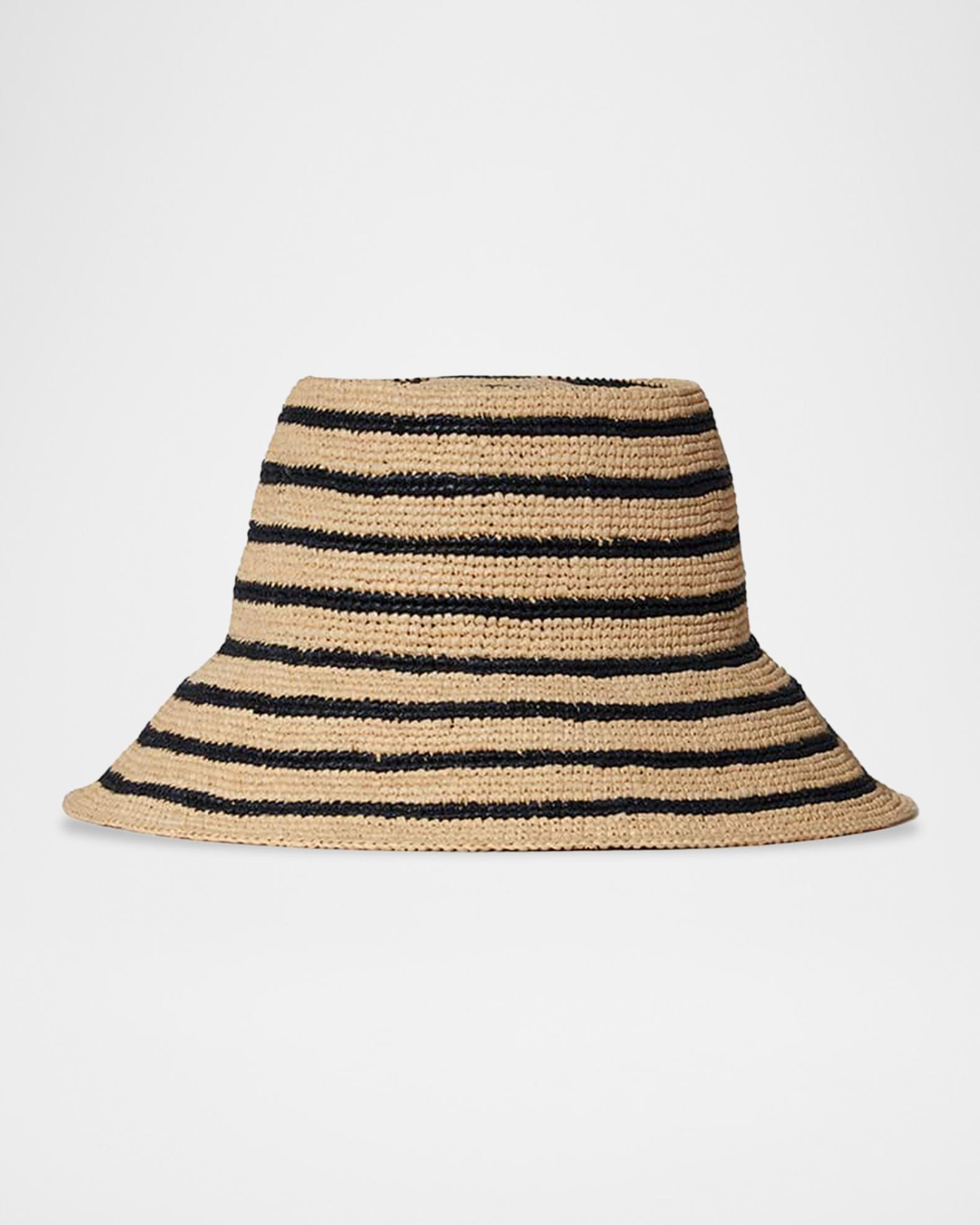 Janessa Leone Felix Raffia Bucket Hat | Neiman Marcus