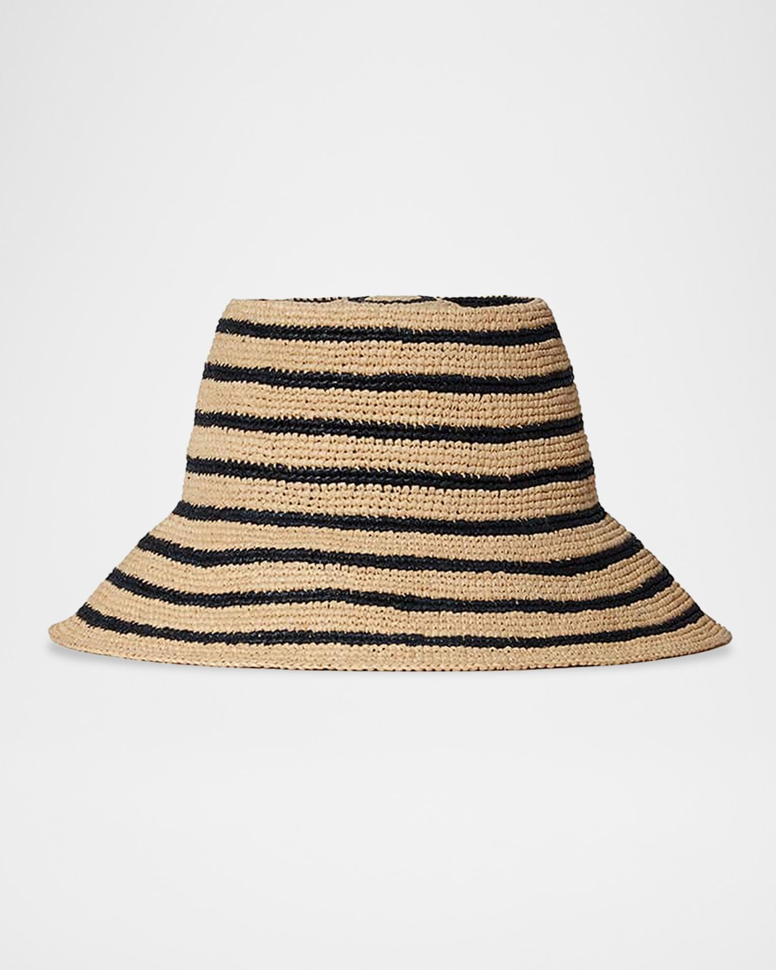 Janessa Leone Felix Raffia Bucket Hat | Neiman Marcus