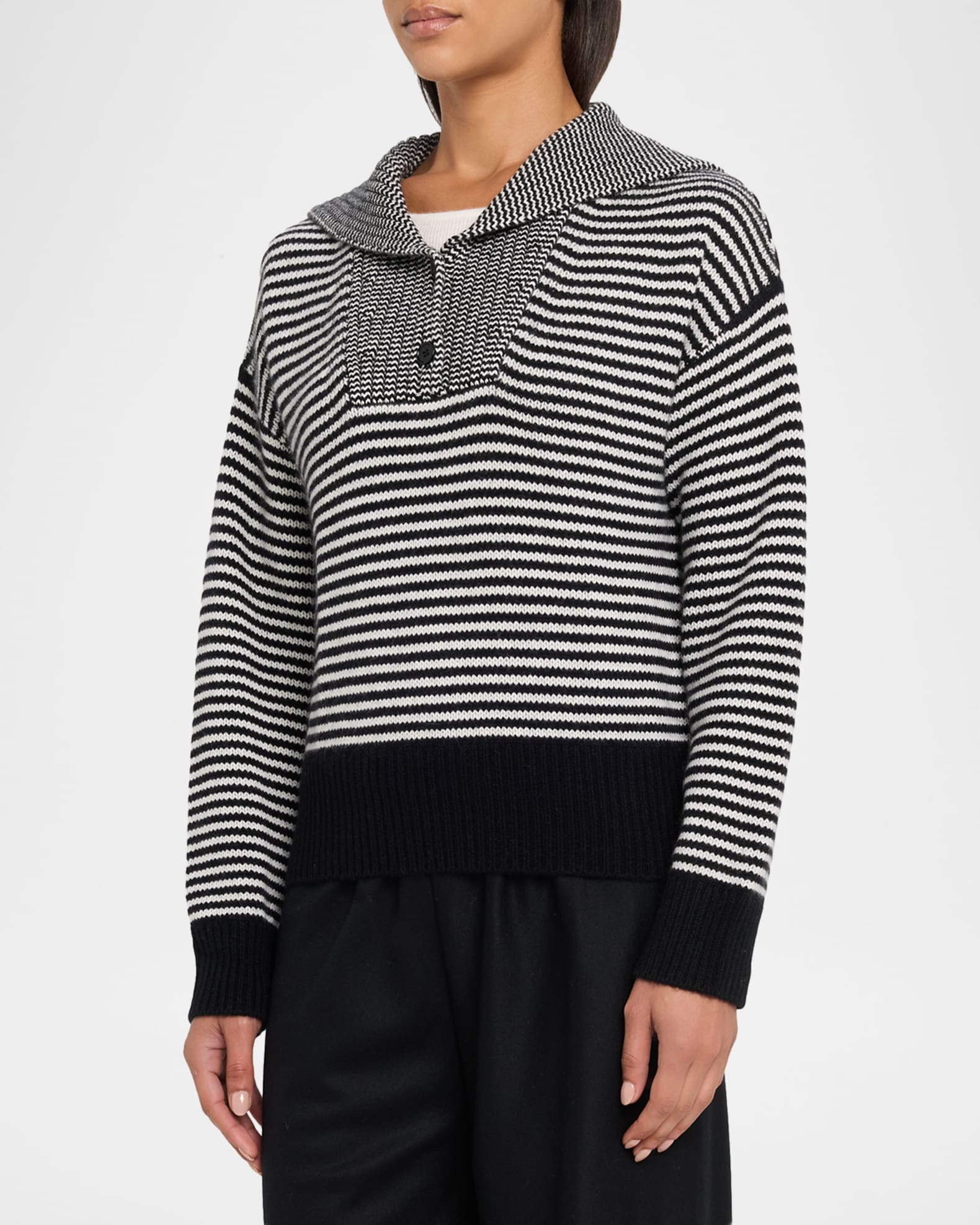 ニット+セーター SARA LANZI Striped Ribbed Cotton T-Shirt STRIPED SHORT SLEEVE KNIT SWEATER - Striped | ZARA United States
