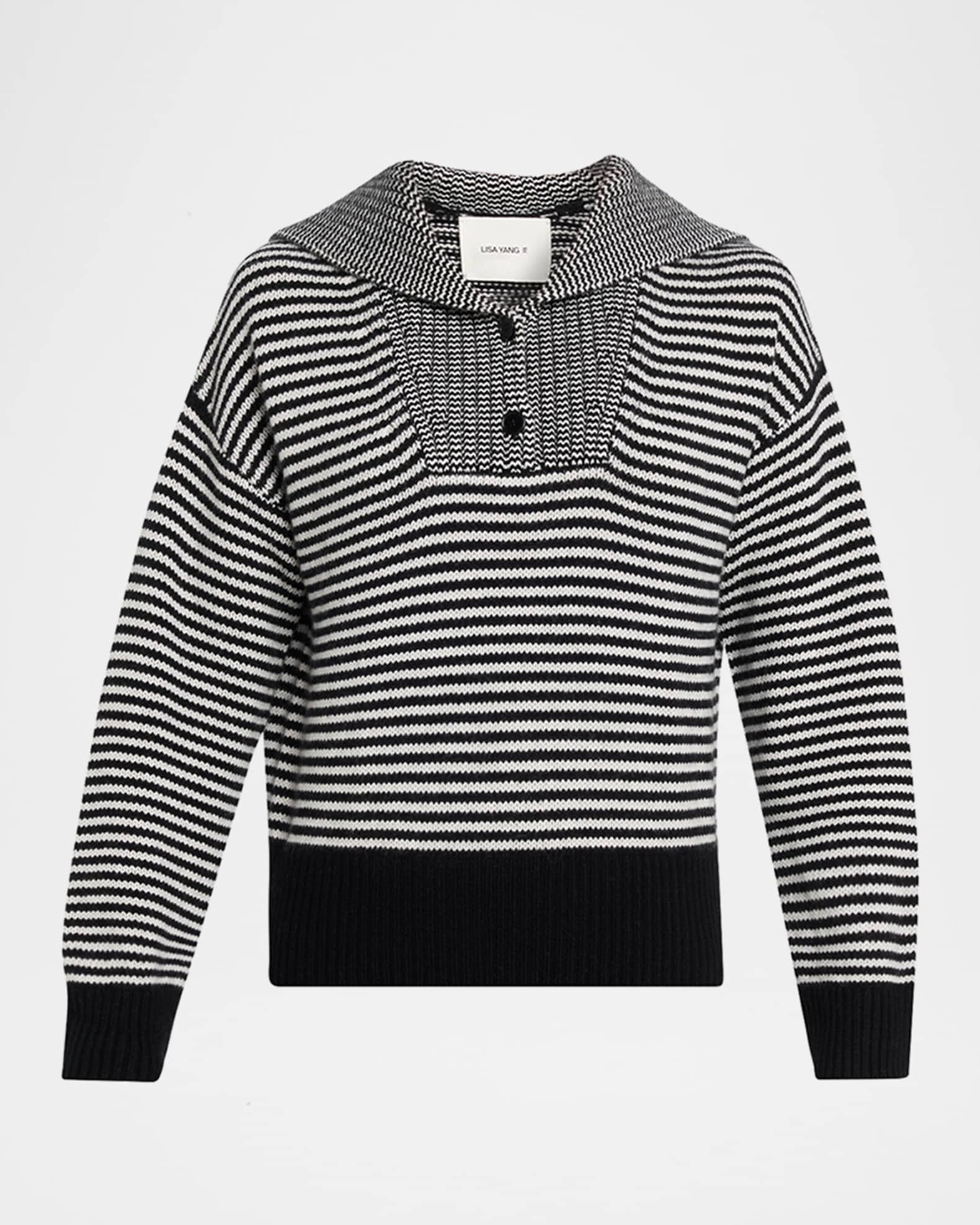 ニット+セーター SARA LANZI Striped Ribbed Cotton T-Shirt STRIPED SHORT SLEEVE KNIT SWEATER - Striped | ZARA United States
