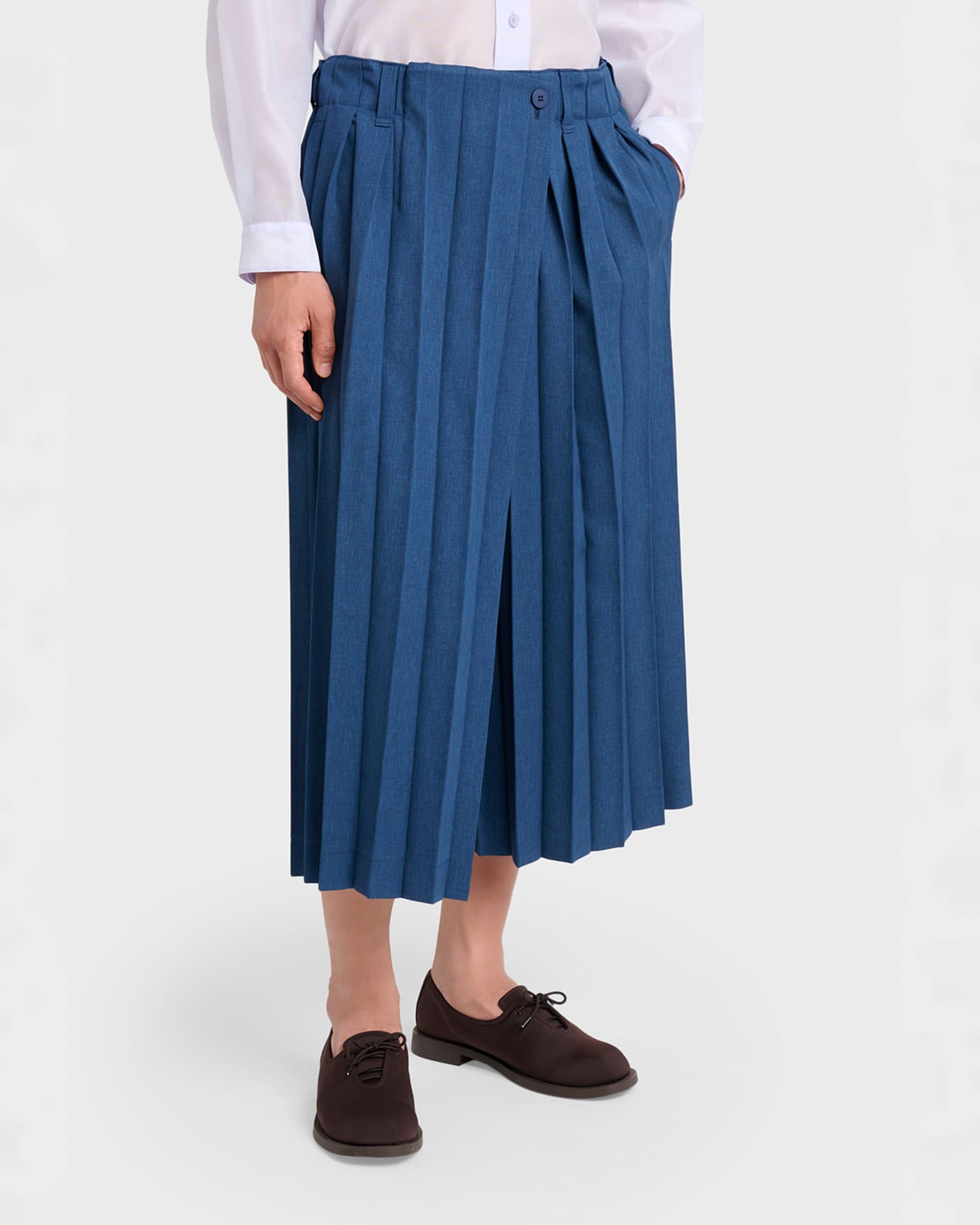 Homme Plisse Issey Miyake Men's Edge Ensemble Pleated Trousers