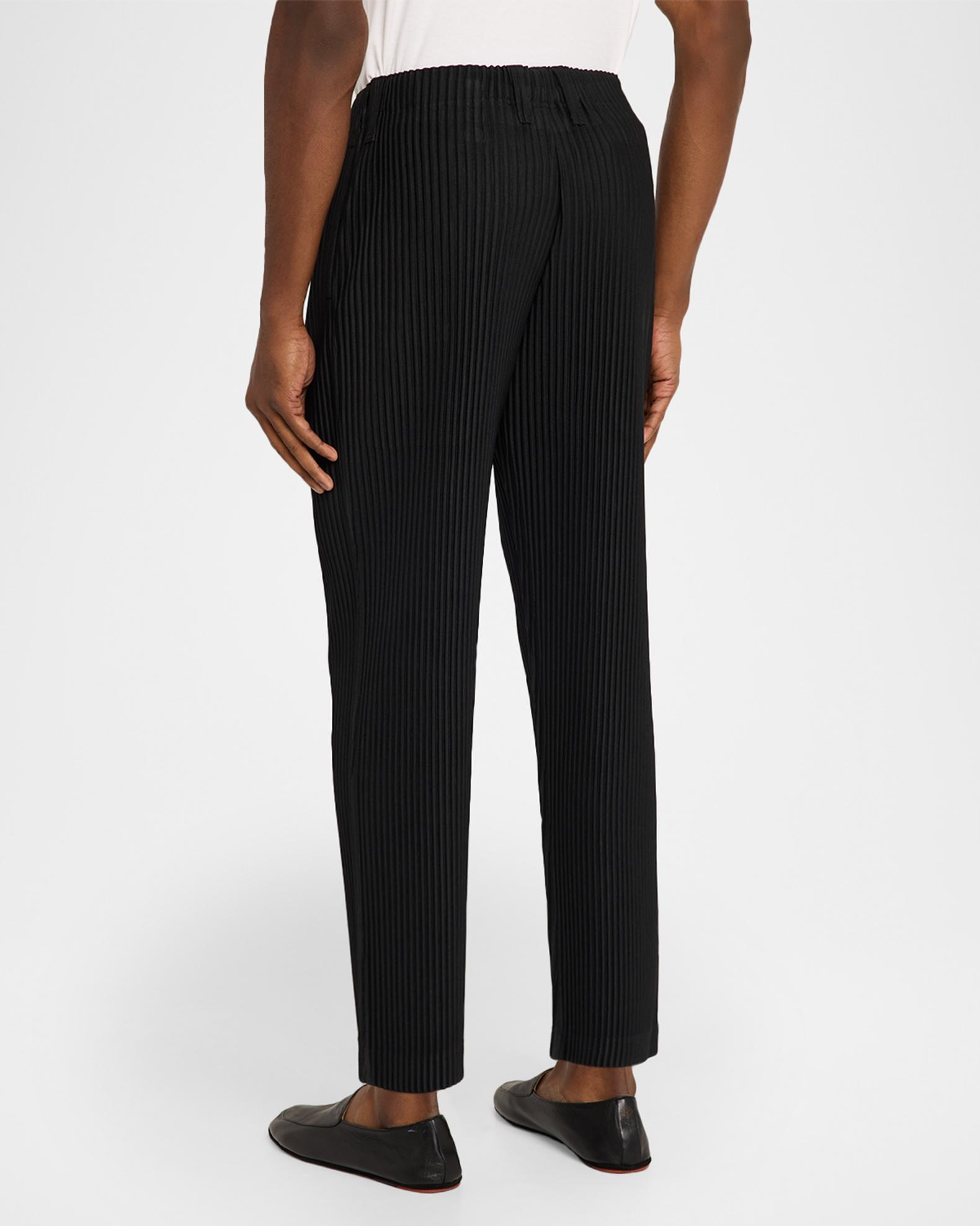 HOMME PLISSÉ ISSEY MIYAKE Homme Plissé Issey Miyake Men's Polyester Pleated Straight-Leg