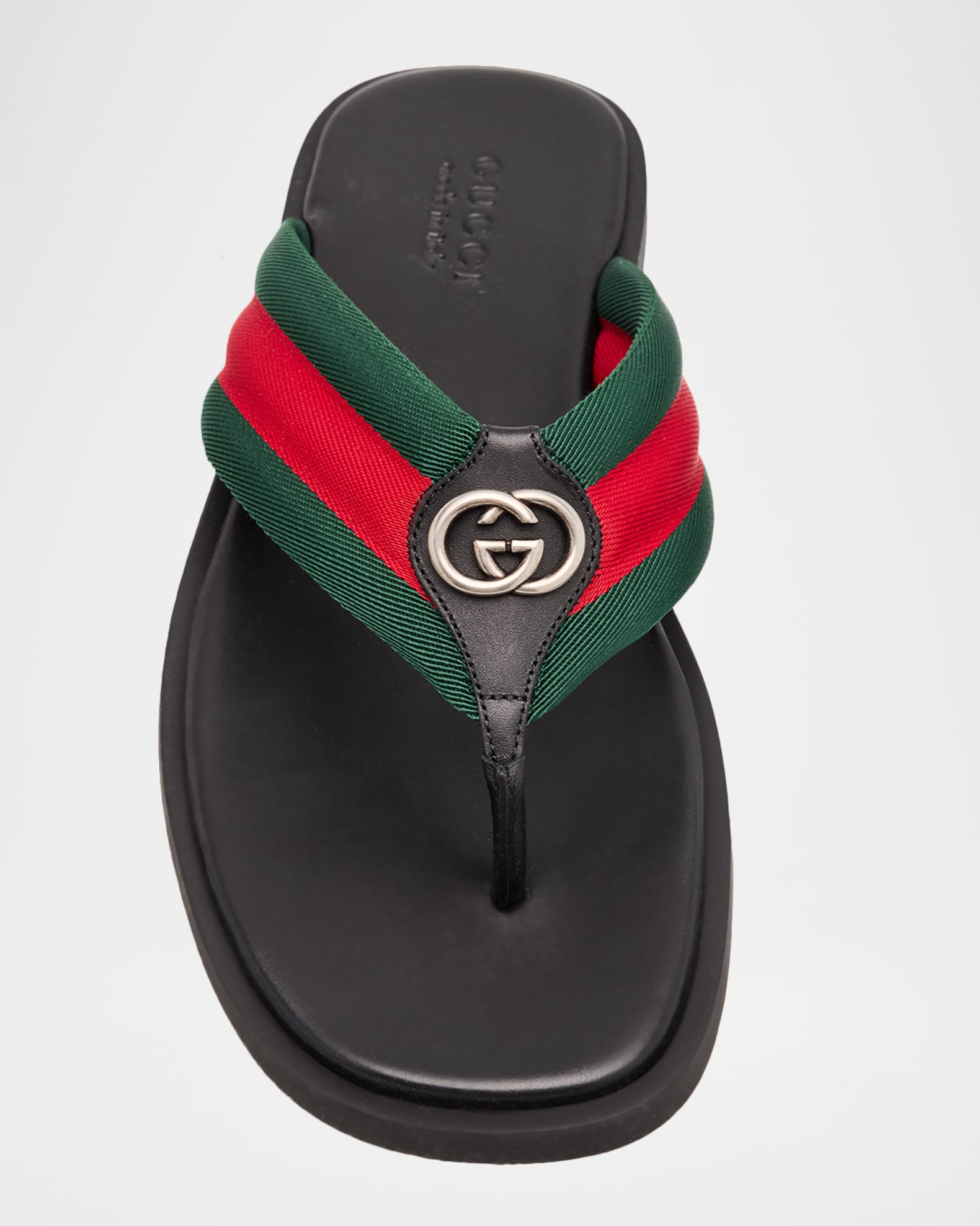 Gucci Men's Maverik Thong Sandals | Neiman Marcus