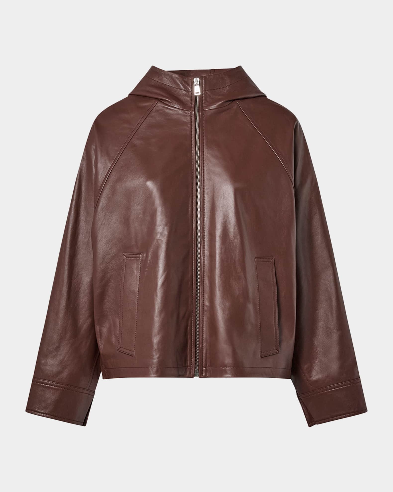 Yves Salomon Lamb Leather Jacket | Neiman Marcus