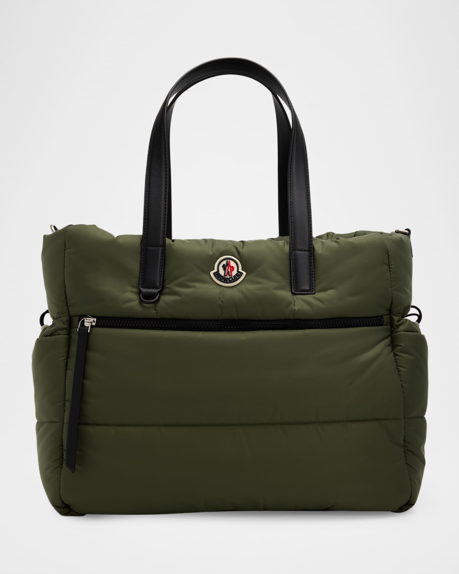 Moncler Padded Logo Diaper Bag | Neiman Marcus