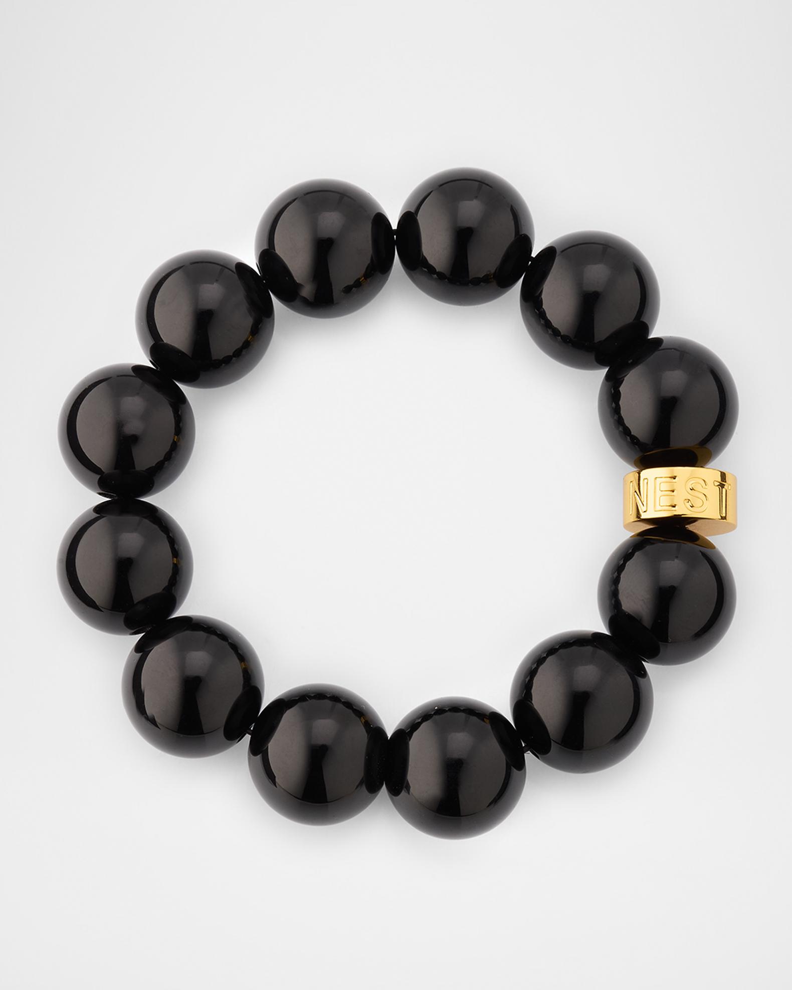 NEST Jewelry Black Onyx Statement Stretch Bracelet | Neiman Marcus