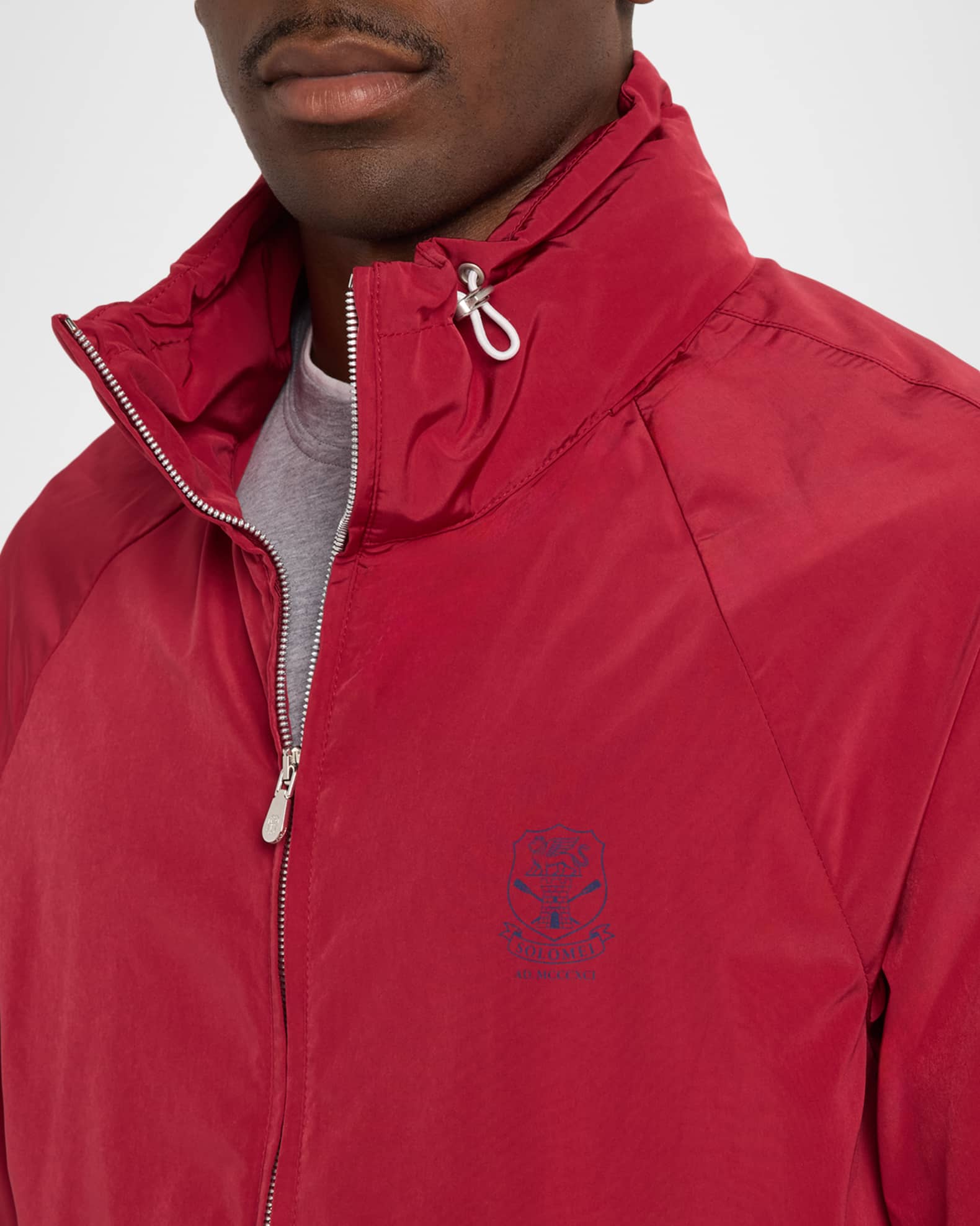 フ*)様 Brunello Cucinelli スウィングトップ 50 Brunello Cucinelli Men's Water-Resistant Full-Zip Jacket | Neiman