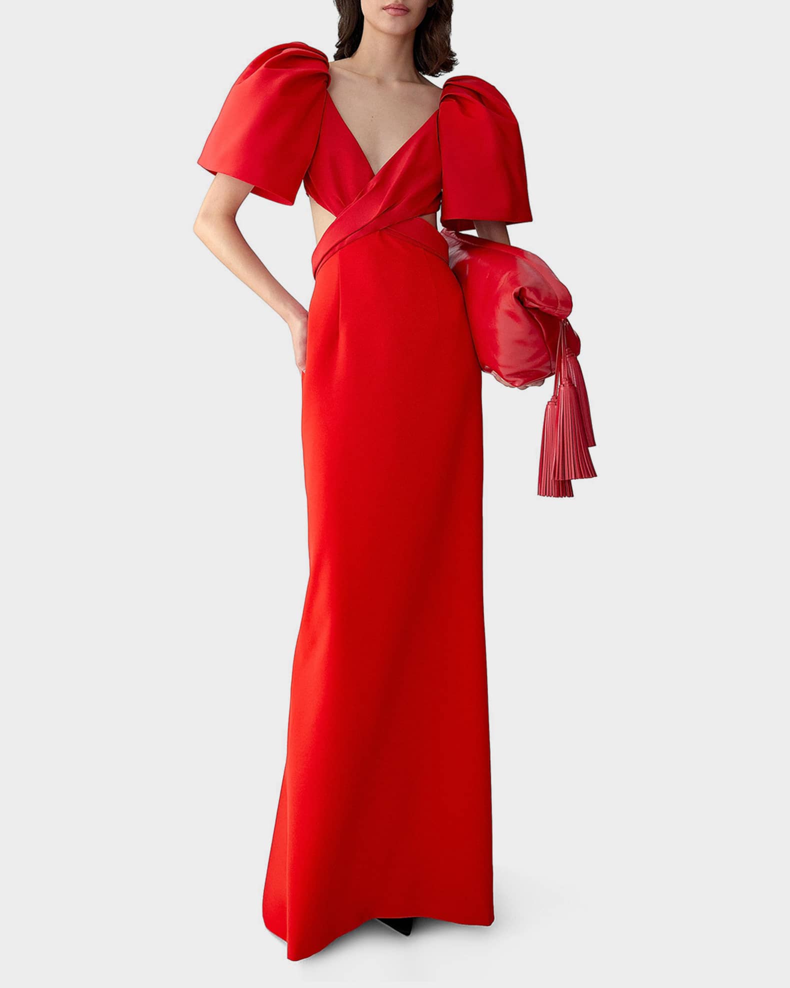 red bell sleeve dress Sweetheart a dash of drama Burgundy Mini Dress With Bell