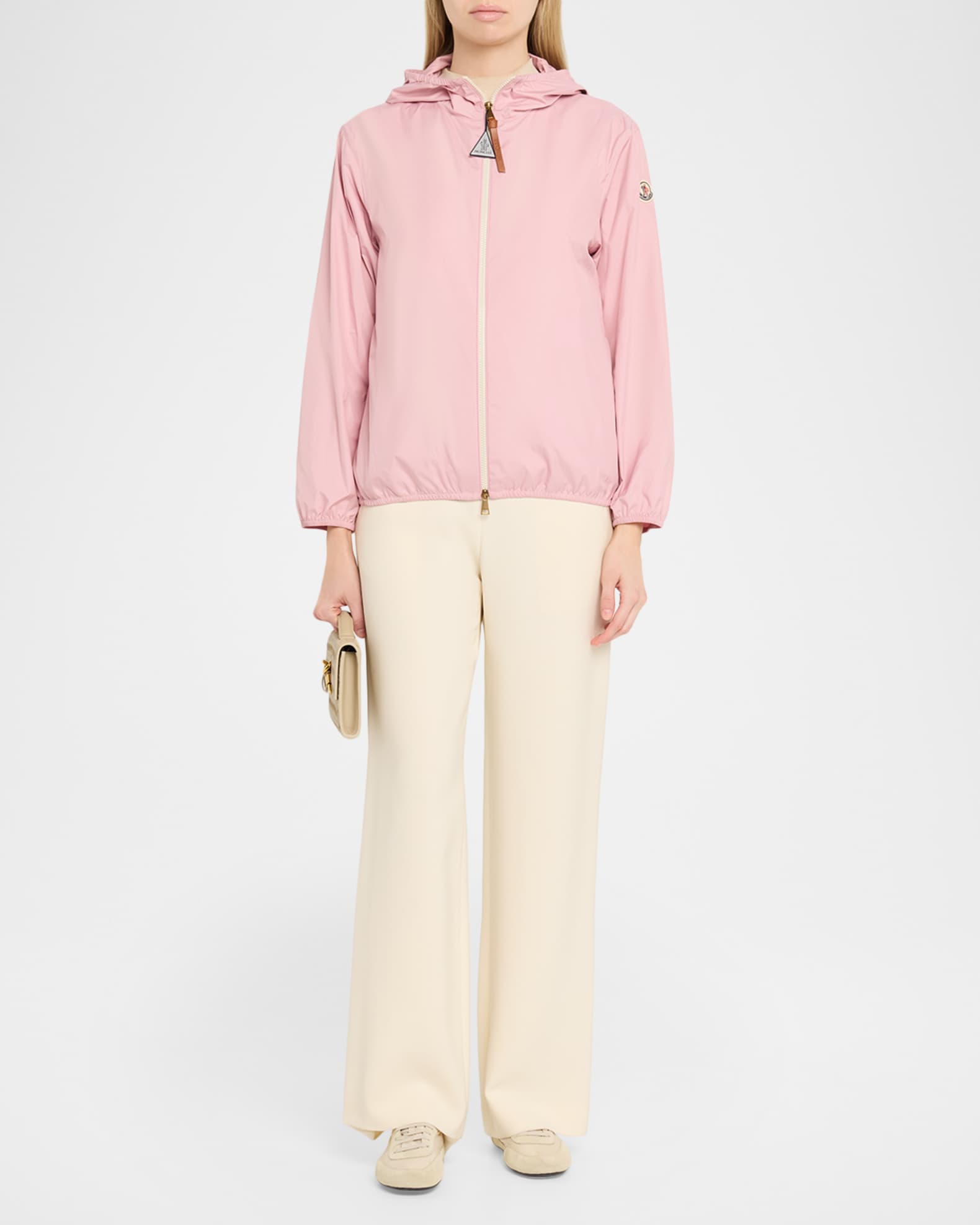 Moncler Fegeo Hooded Windbreaker Jacket | Neiman Marcus