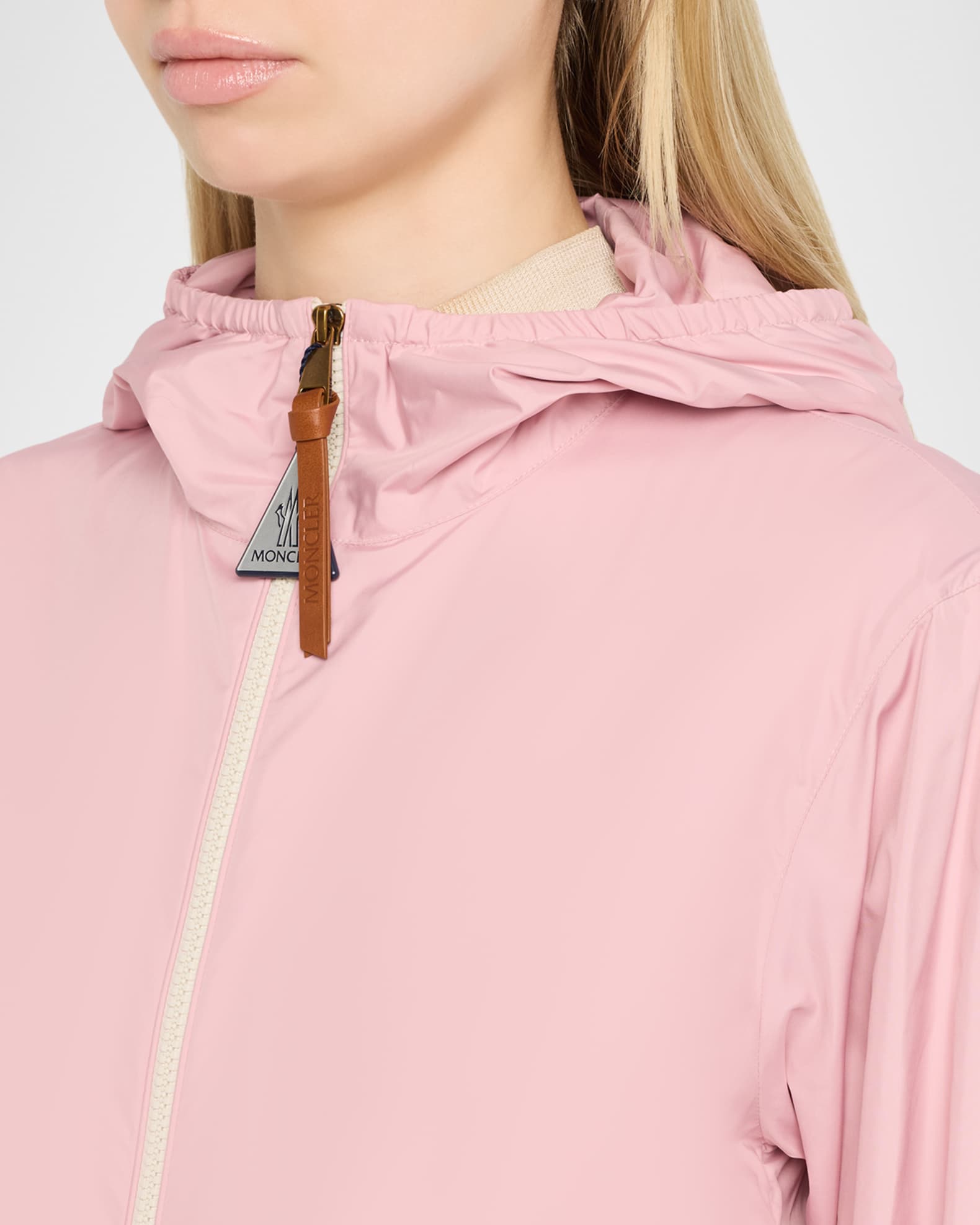Moncler Fegeo Hooded Windbreaker Jacket | Neiman Marcus