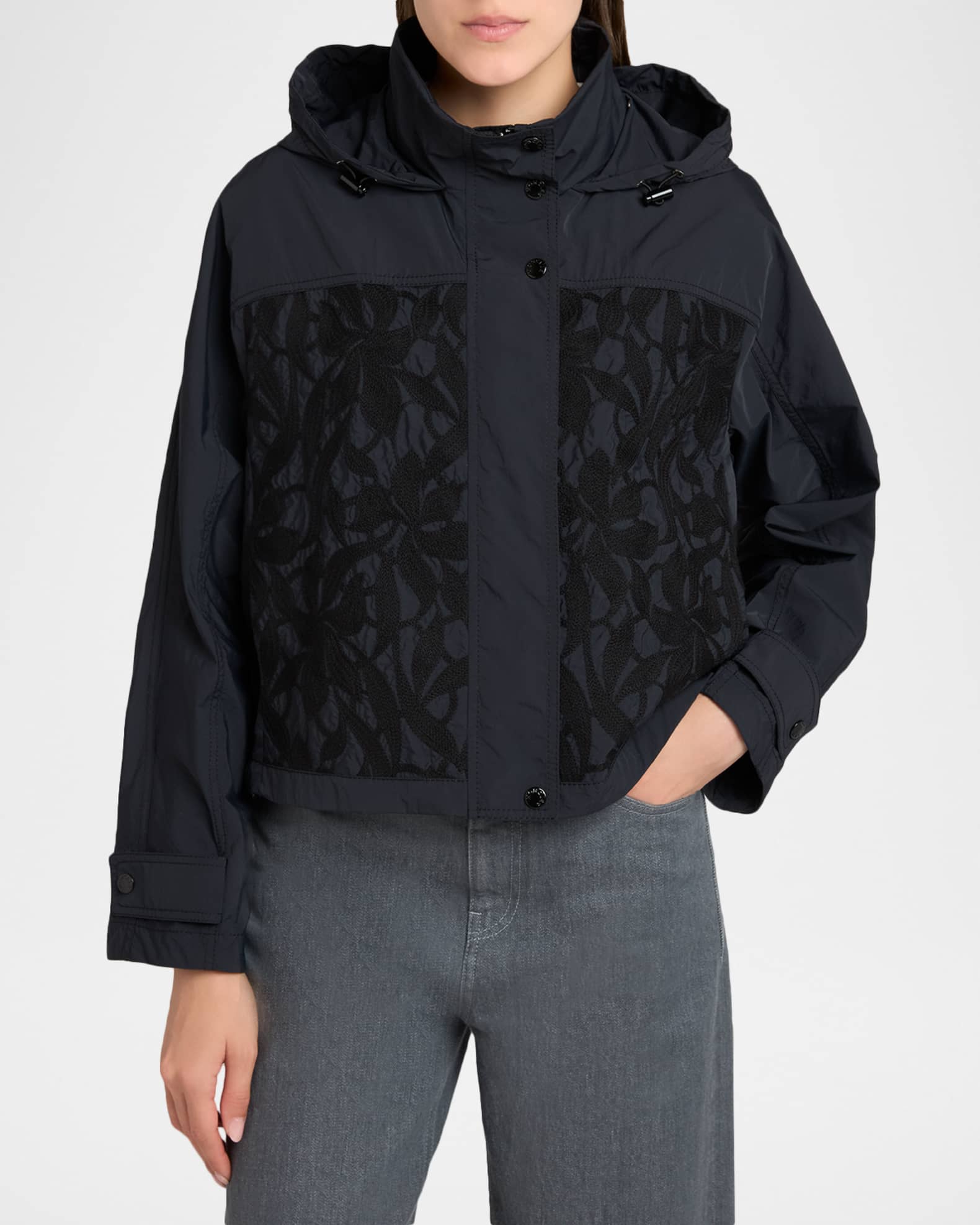 Moncler Epimedium Embroidered Jacket | Neiman Marcus