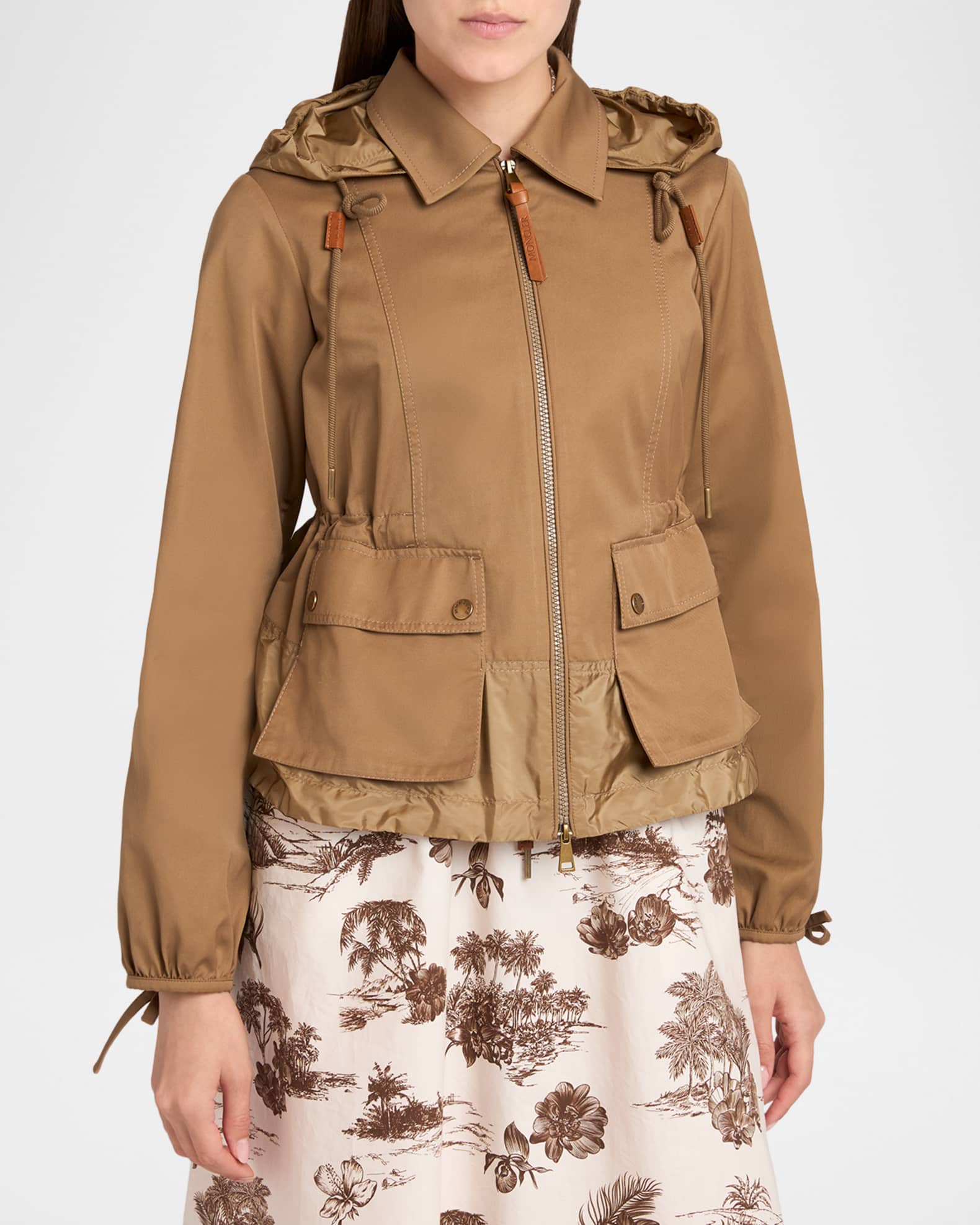 Moncler Adenium Jacket with Detachable Hood | Neiman Marcus