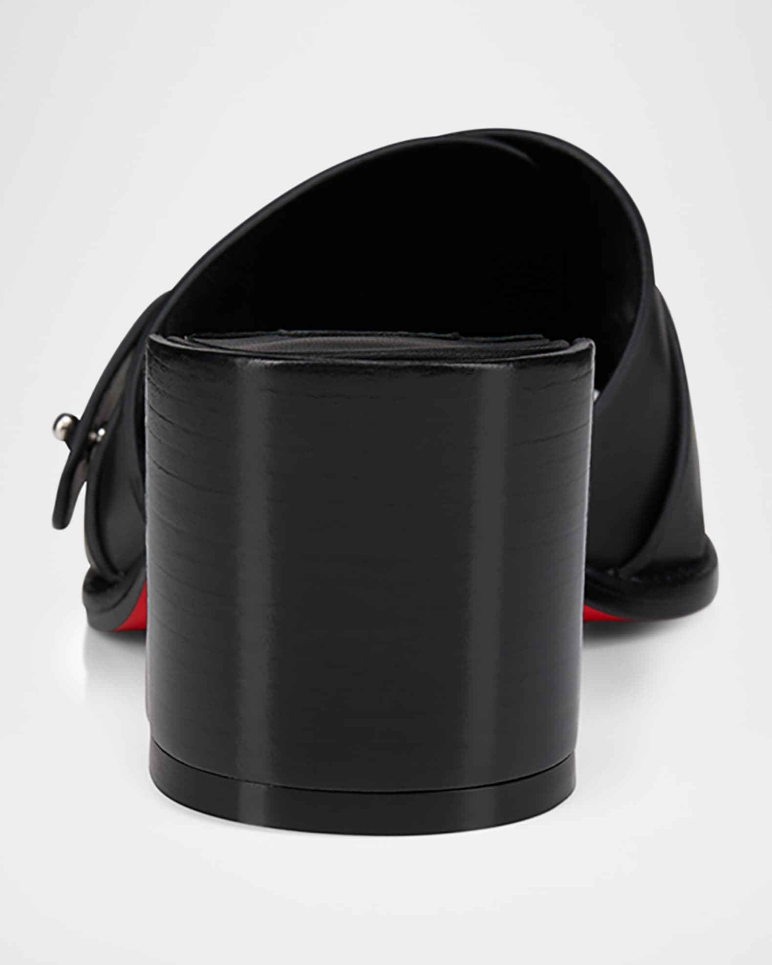 Christian Louboutin 55mm Her in Roma Leather Mules | Neiman Marcus