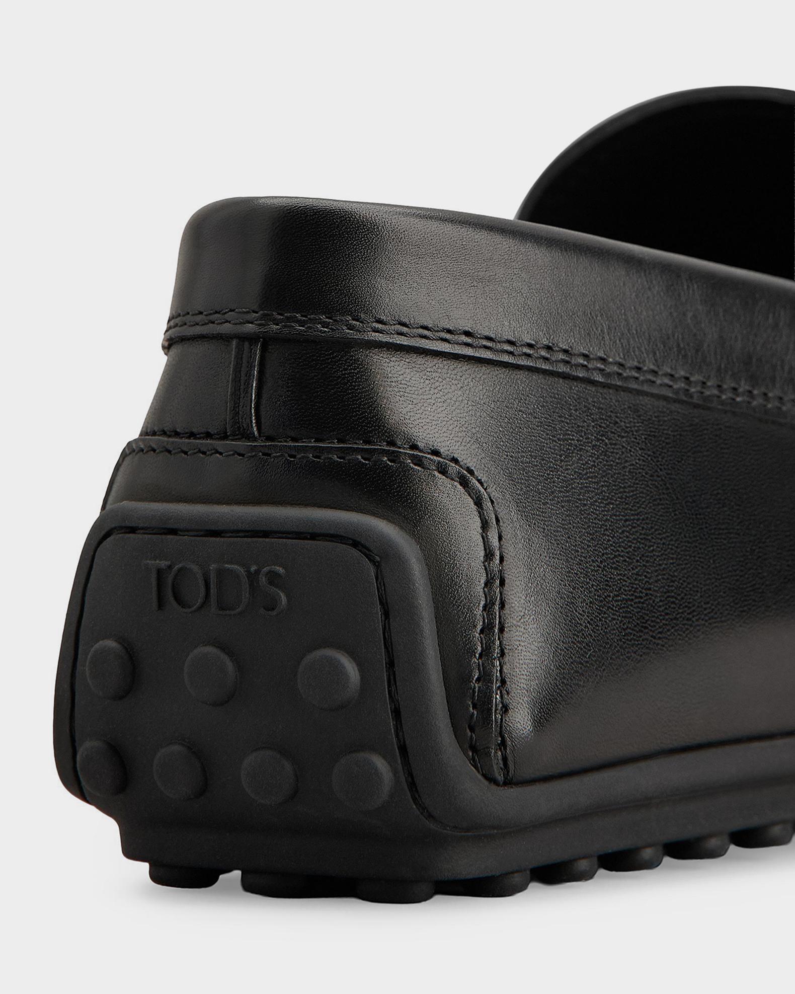 Tods Shoes Mens 8 Black Leather Slip On Loafer Classic Moc Toe Dress Casual Man BLACK Loafers in Leather XXM59K00010N6M9B999 | Tods main image 2