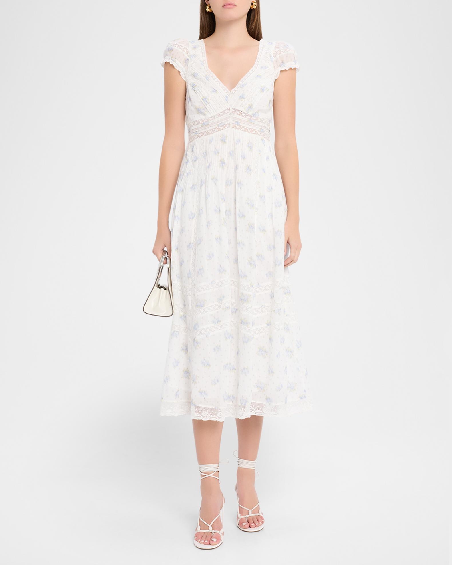 suvi cotton midi dress LoveShackFancy Suvi Cotton Midi Dress