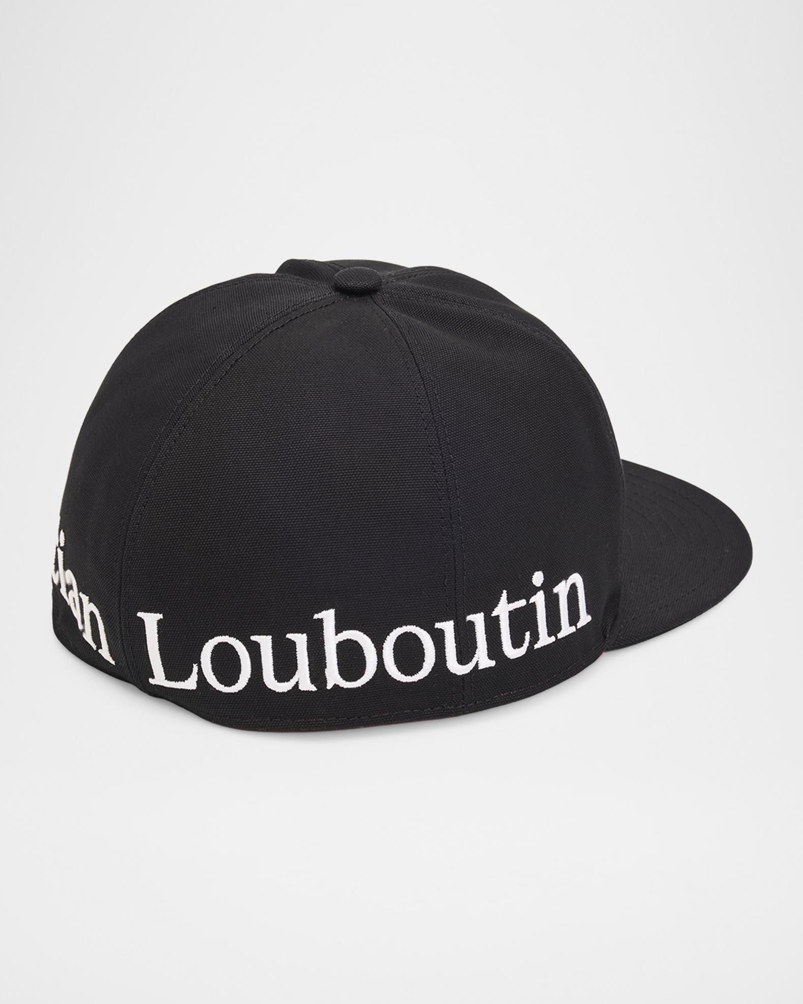 Christian Louboutin Men's Embroidered Canopy Logo Six-Panel