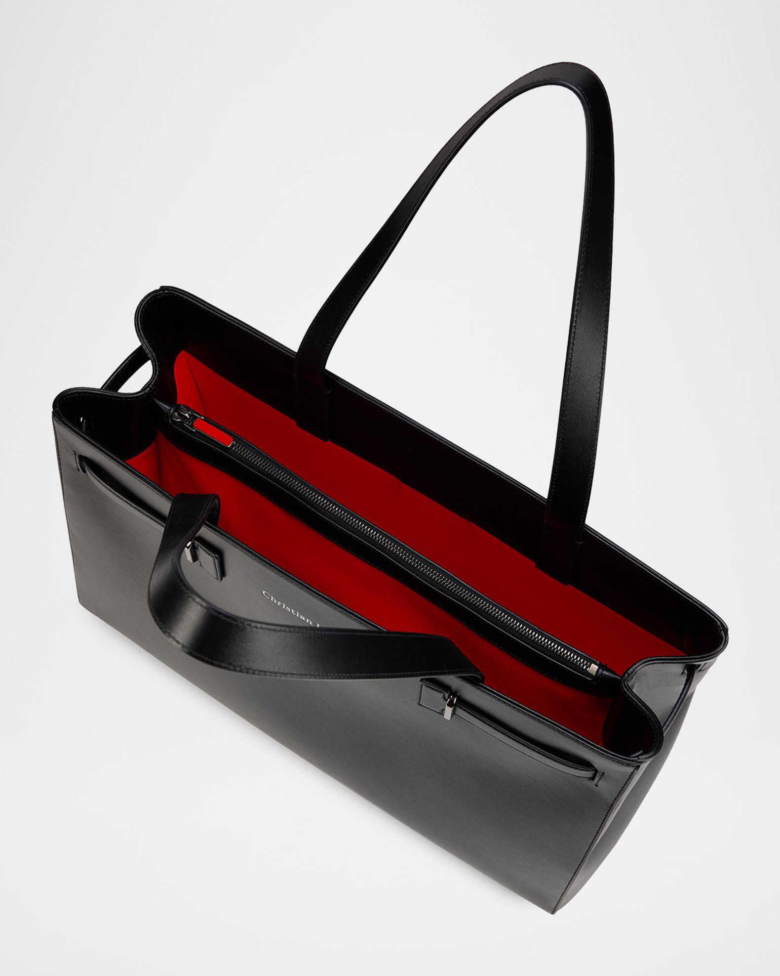 Christian Louboutin Men's Tactical Leather East/West Tote Bag