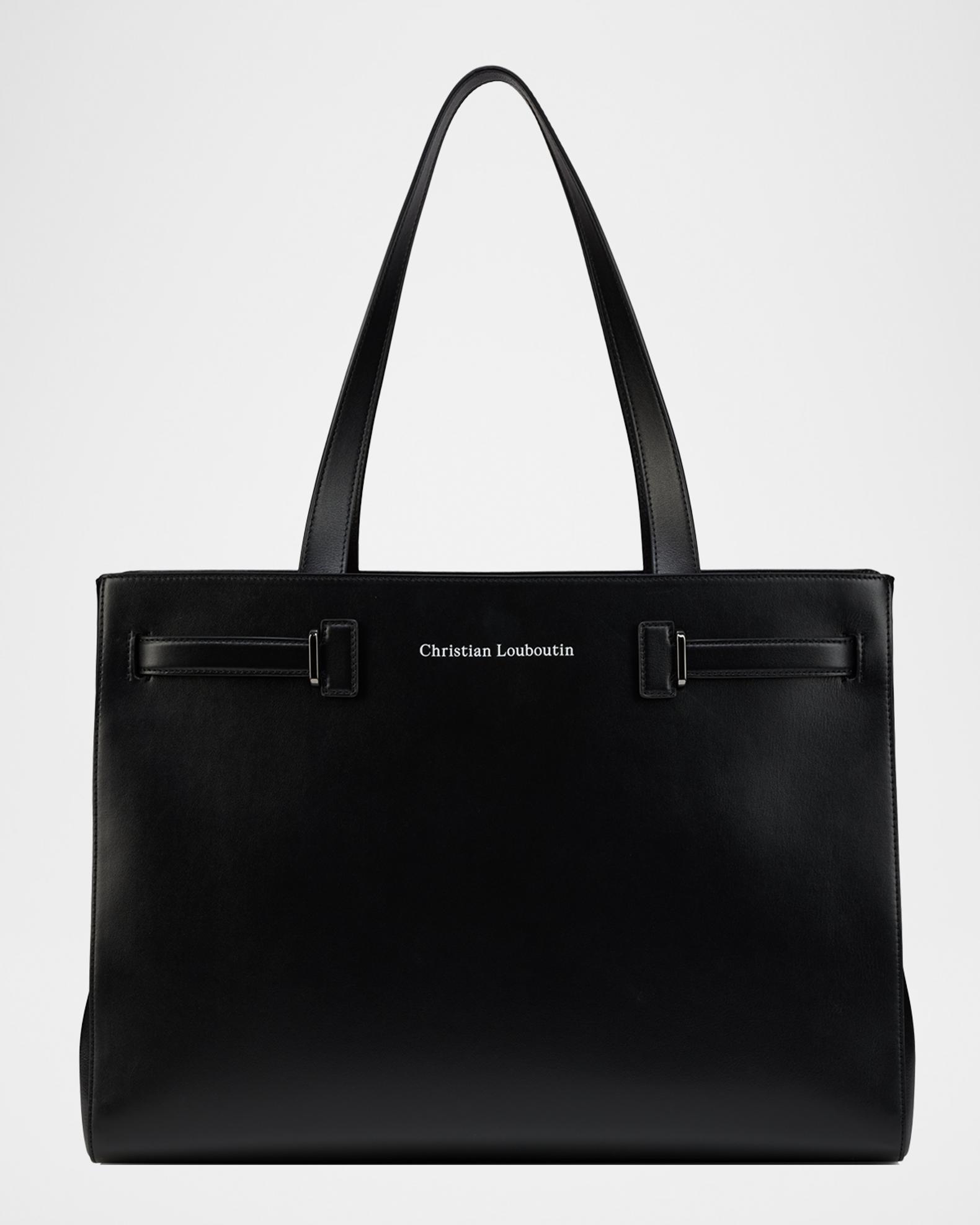 Christian Louboutin Men's Tactical Leather East/West Tote Bag