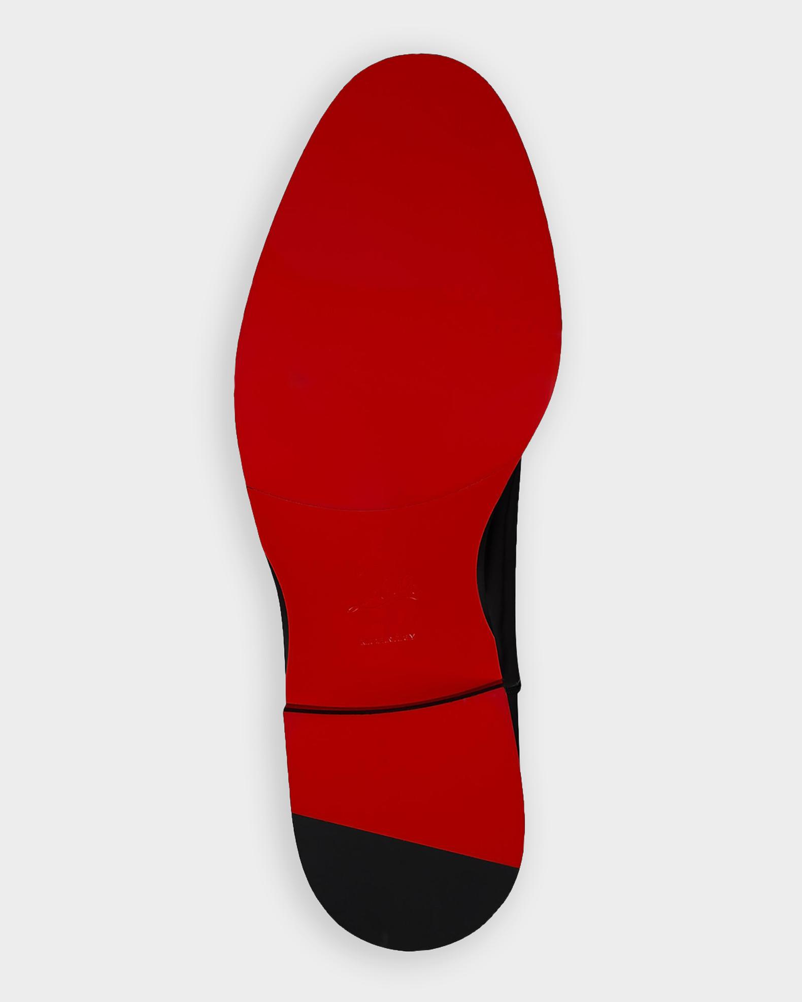 red bottoms mens dress shoes Christian Louboutin Men's Moustachou Leather Derbys Color:Black White Stripe Bridal-Shower Dresses | PS Lavish push up 01.09 Black shoes