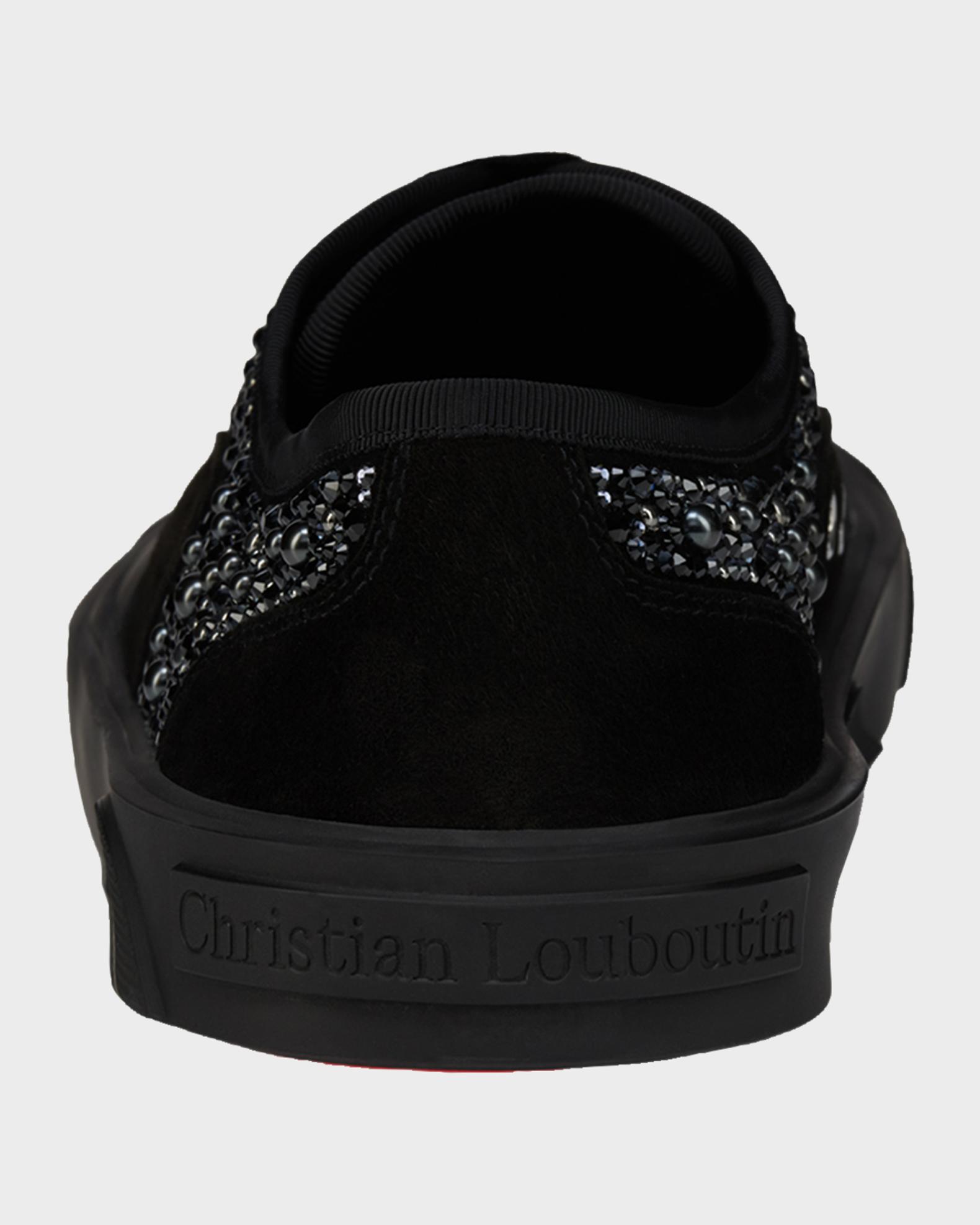 Christian Louboutin Men's Tactical Skate Red Sole Low-Top Sneakers