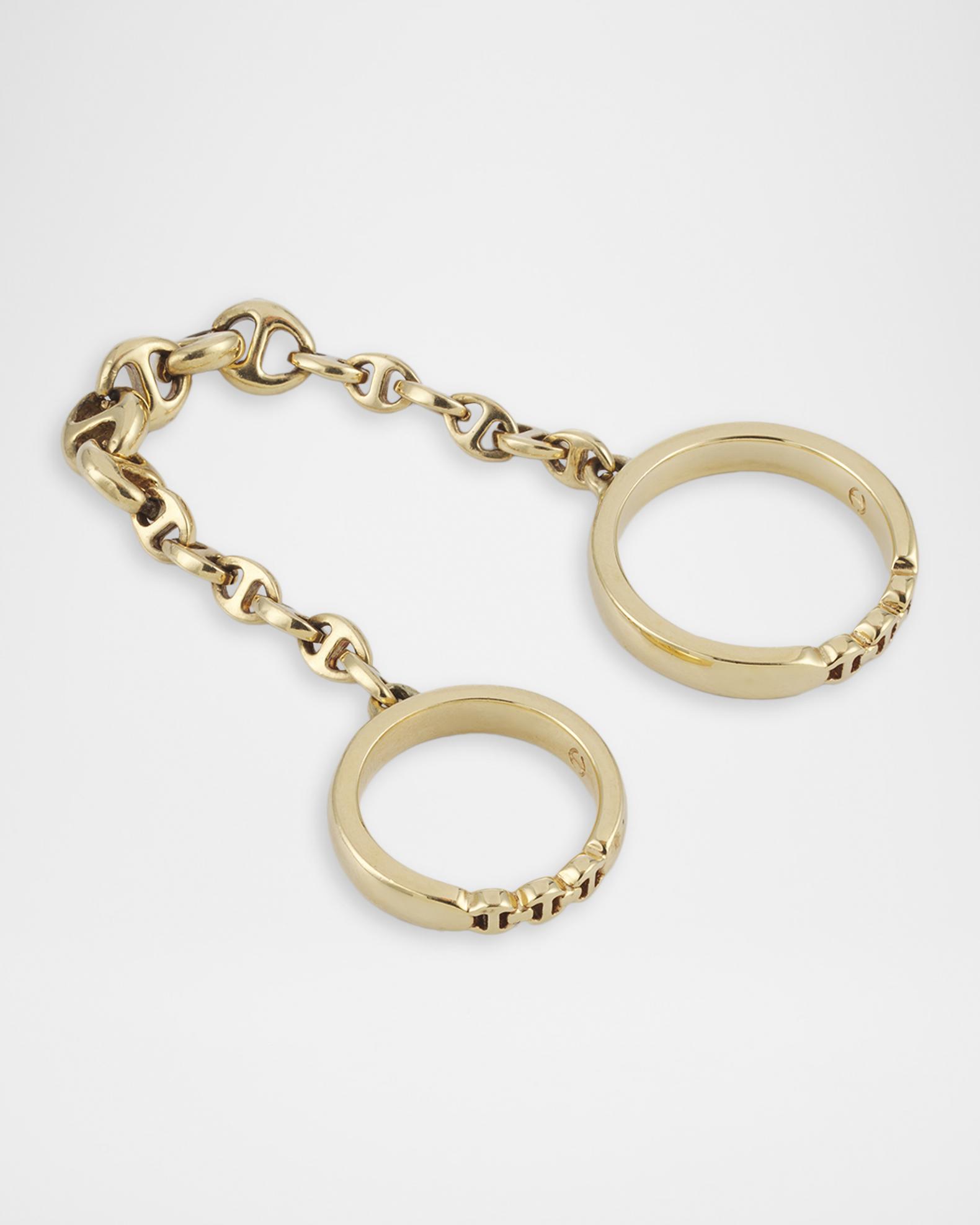 Hoorsenbuhs Bonded 3mm Open-Link Ring with 5mm Chain | Neiman Marcus