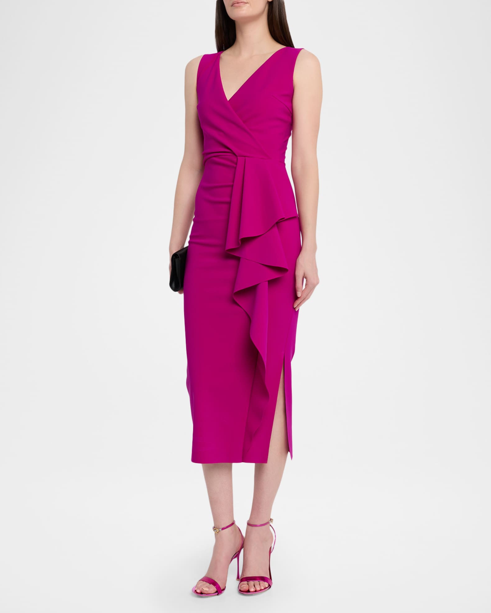 monif c ruched convertible dress Monif C Plus Size 2 Royal Blue Ruched Peek a boo Midi Dress Party Cocktail