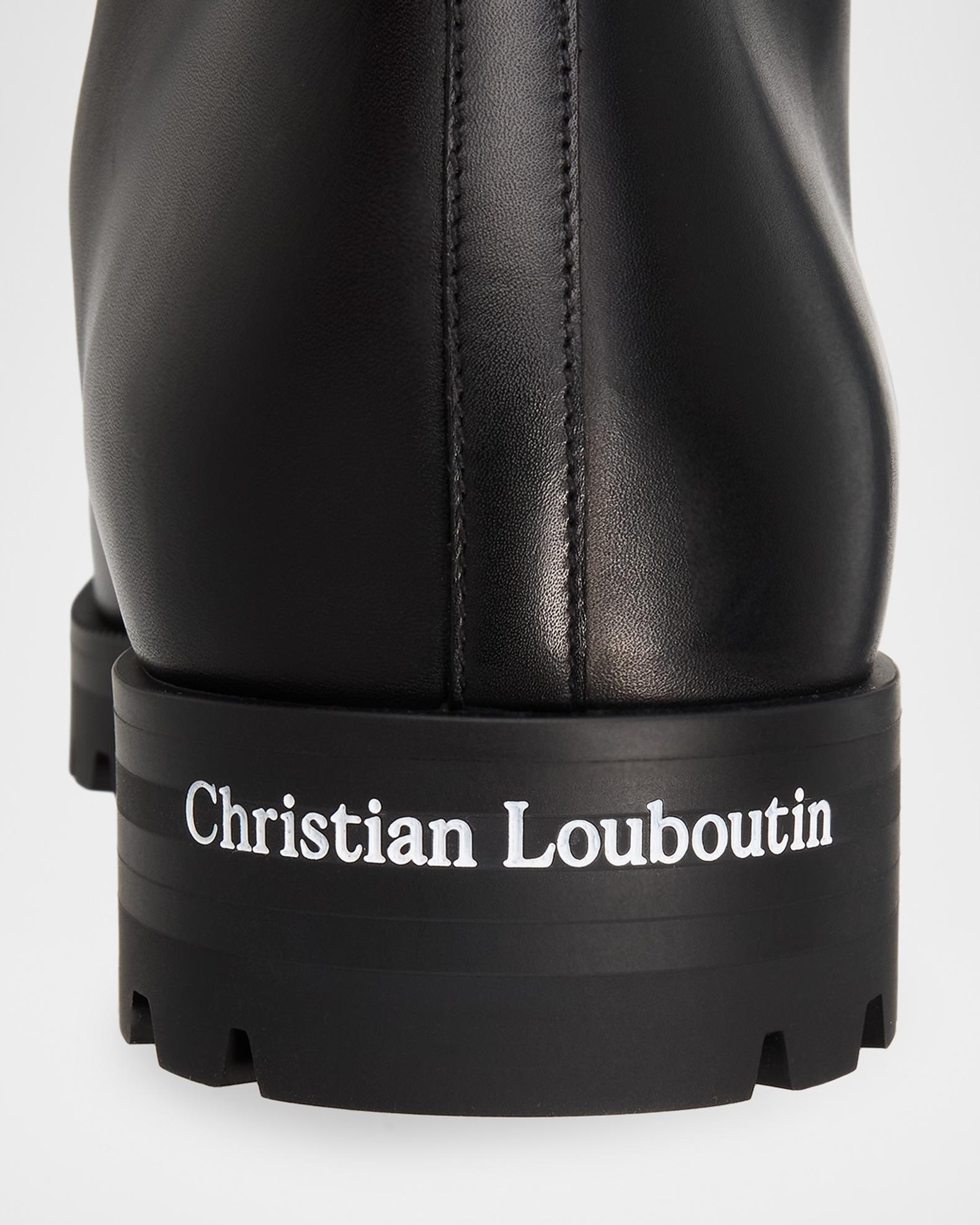 Christian Louboutin MENS Black CL Logo Trapman Lace Up Boot Christian Louboutin Men main image 3