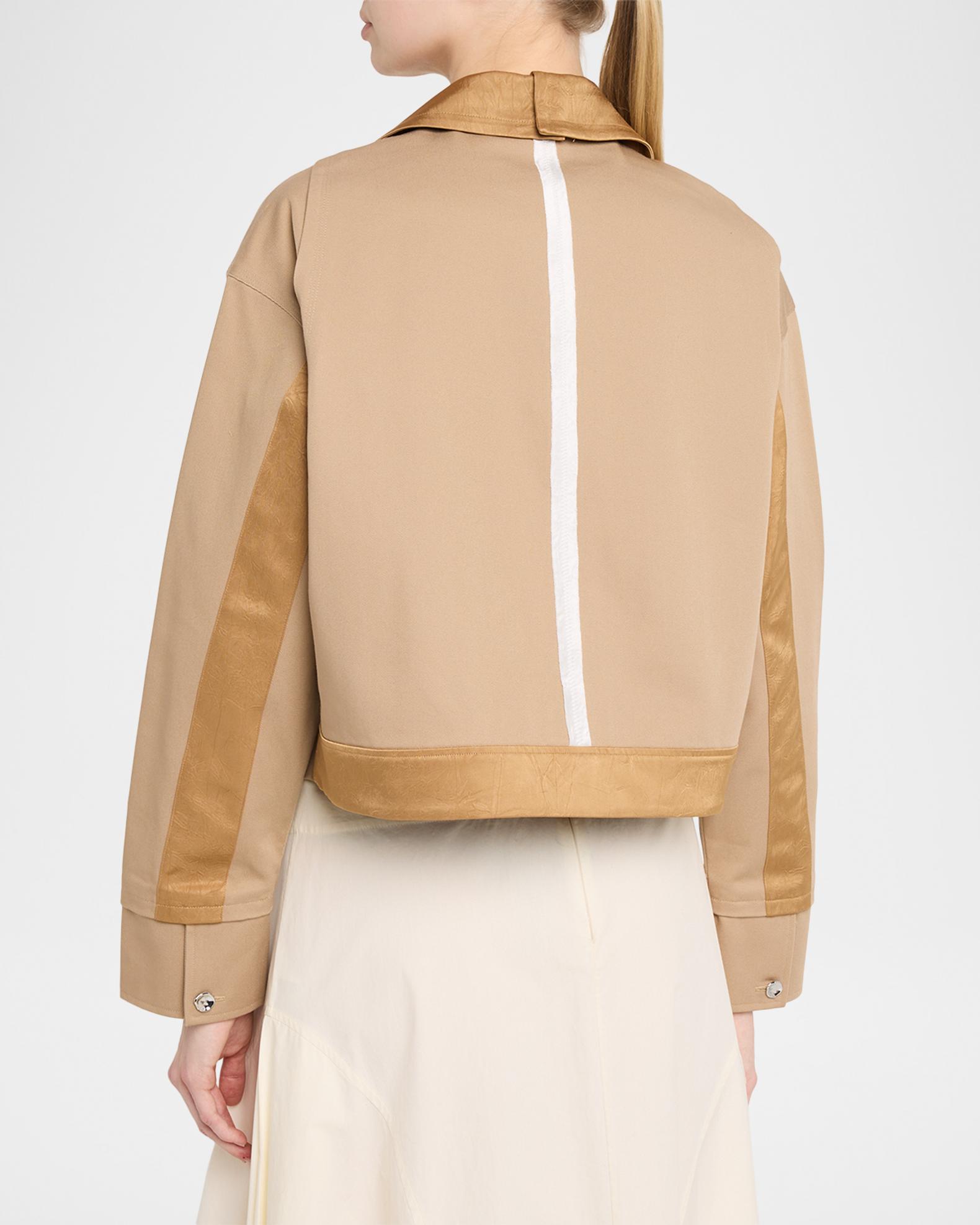 Jason Wu Collection x Robert Rauschenberg Cropped Twill Jacket | Neiman ...