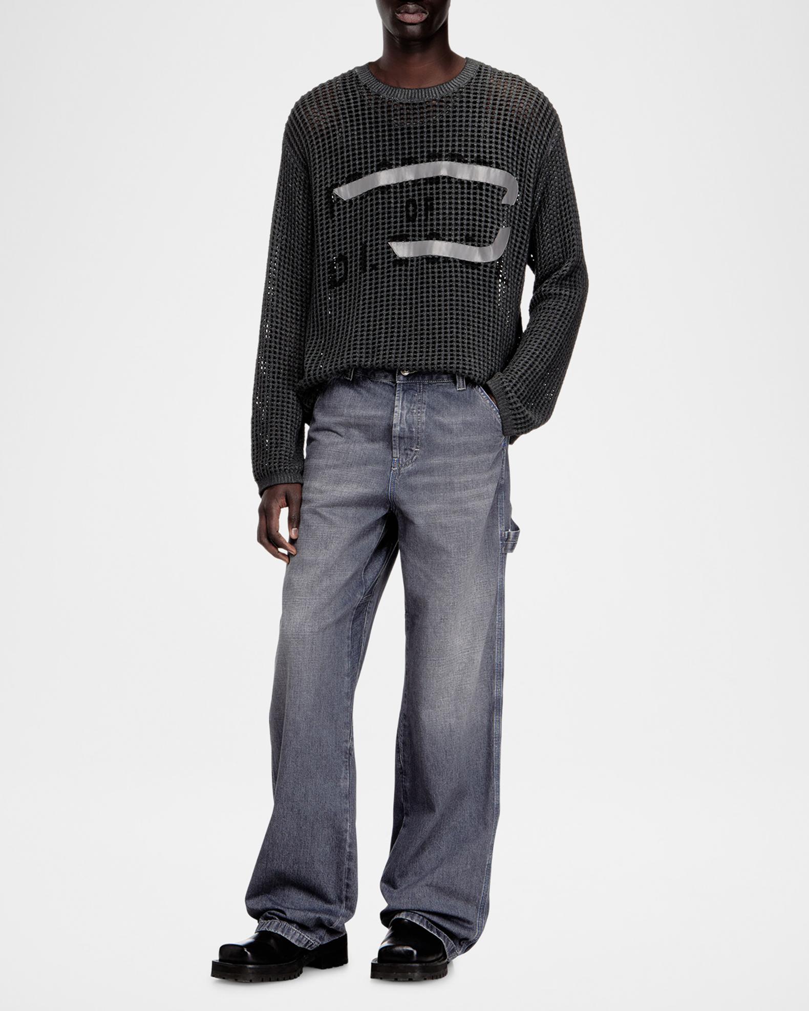 Diesel Men's D-d-livery-w l32 Grey-Wash Carpenter Pants | Neiman
