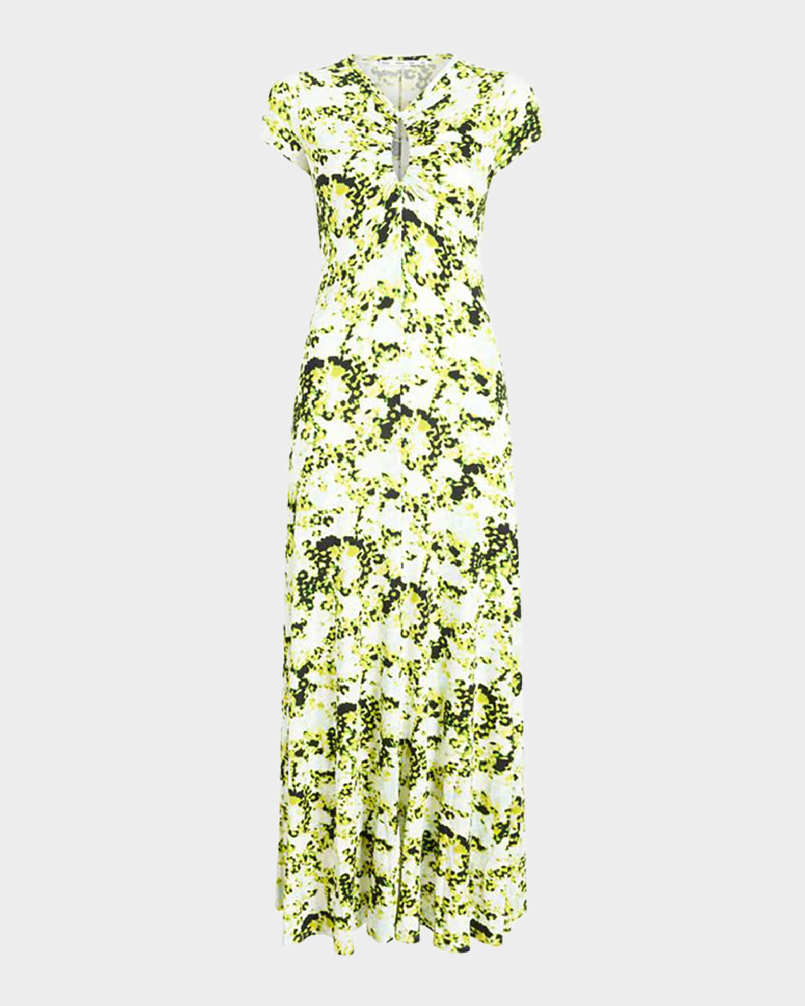 Proenza Schouler White Label Noelani Dress - Straw Multi