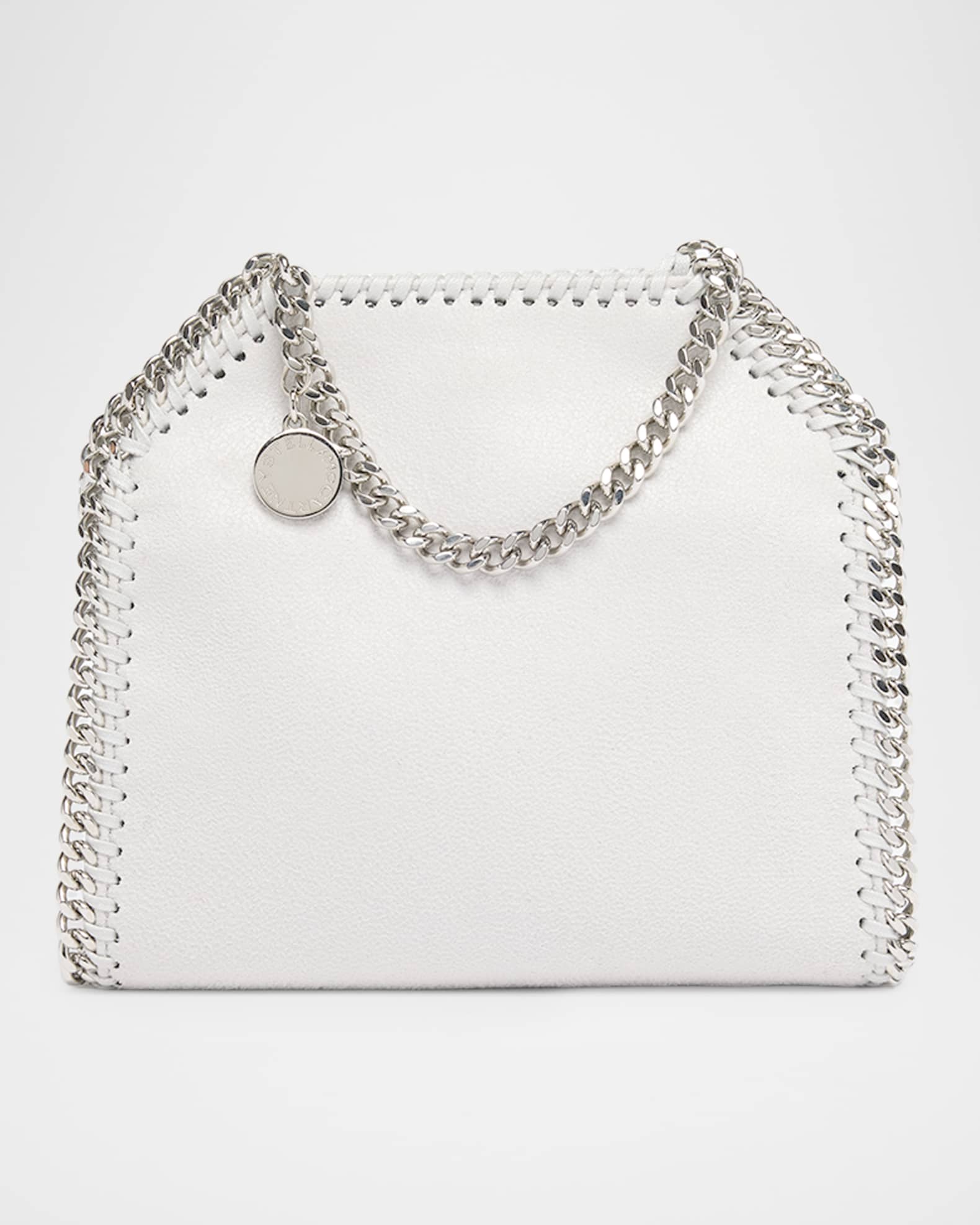  × Stella McCartney Chain Ribbed 即完売品 Stella McCartney Falabella Chain-Trim Mini Crossbody Bag | Neiman