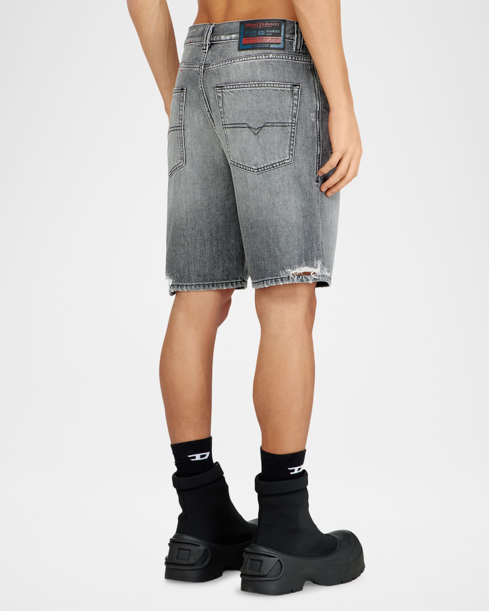 Diesel Men's Regular Distressed Denim Shorts | Neiman Marcus