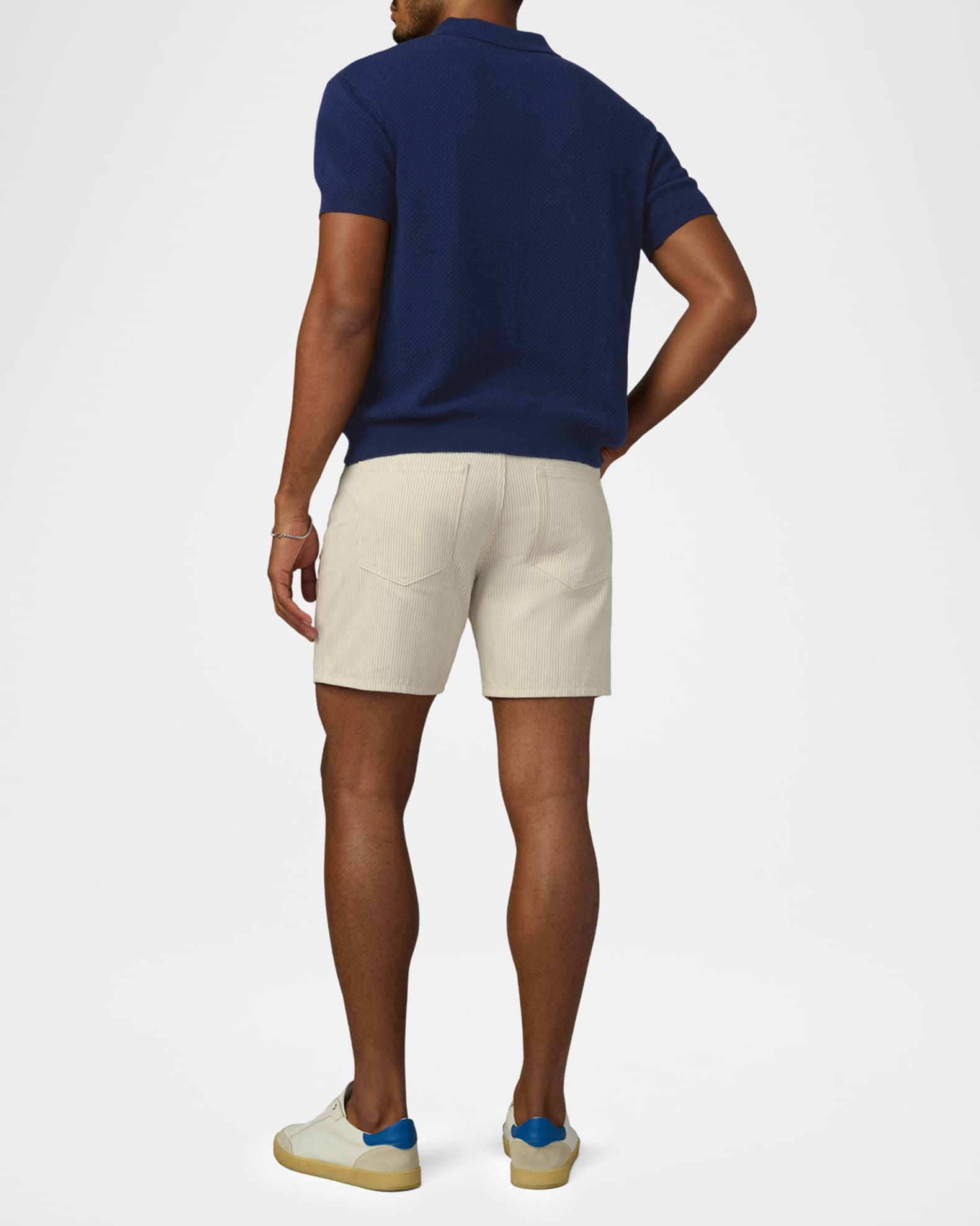 Joe's Jeans Men's Cotton Knit Short-Sleeve Polo Sweater | Neiman